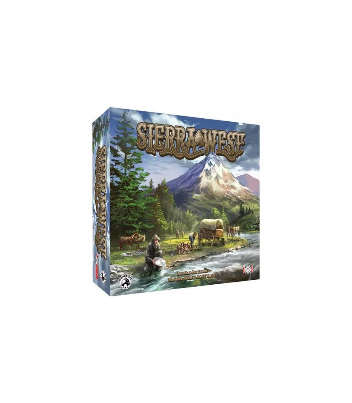 Sierra West - Gioco da Tavolo Strategico per 1-4 Giocatori, Avventura nella Corsa all'Oro Americana - MS Edizioni