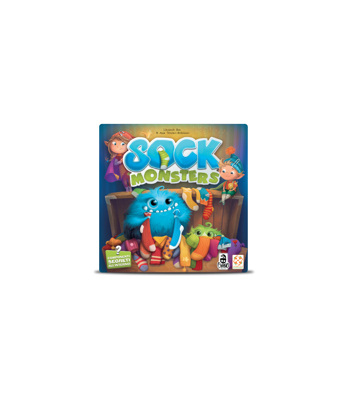Sock Monsters - Gioco da Tavolo Familiare, Avventura di Memoria e Strategia, 2-4 Giocatori, Età 6+, 25 Minuti di Divertimento