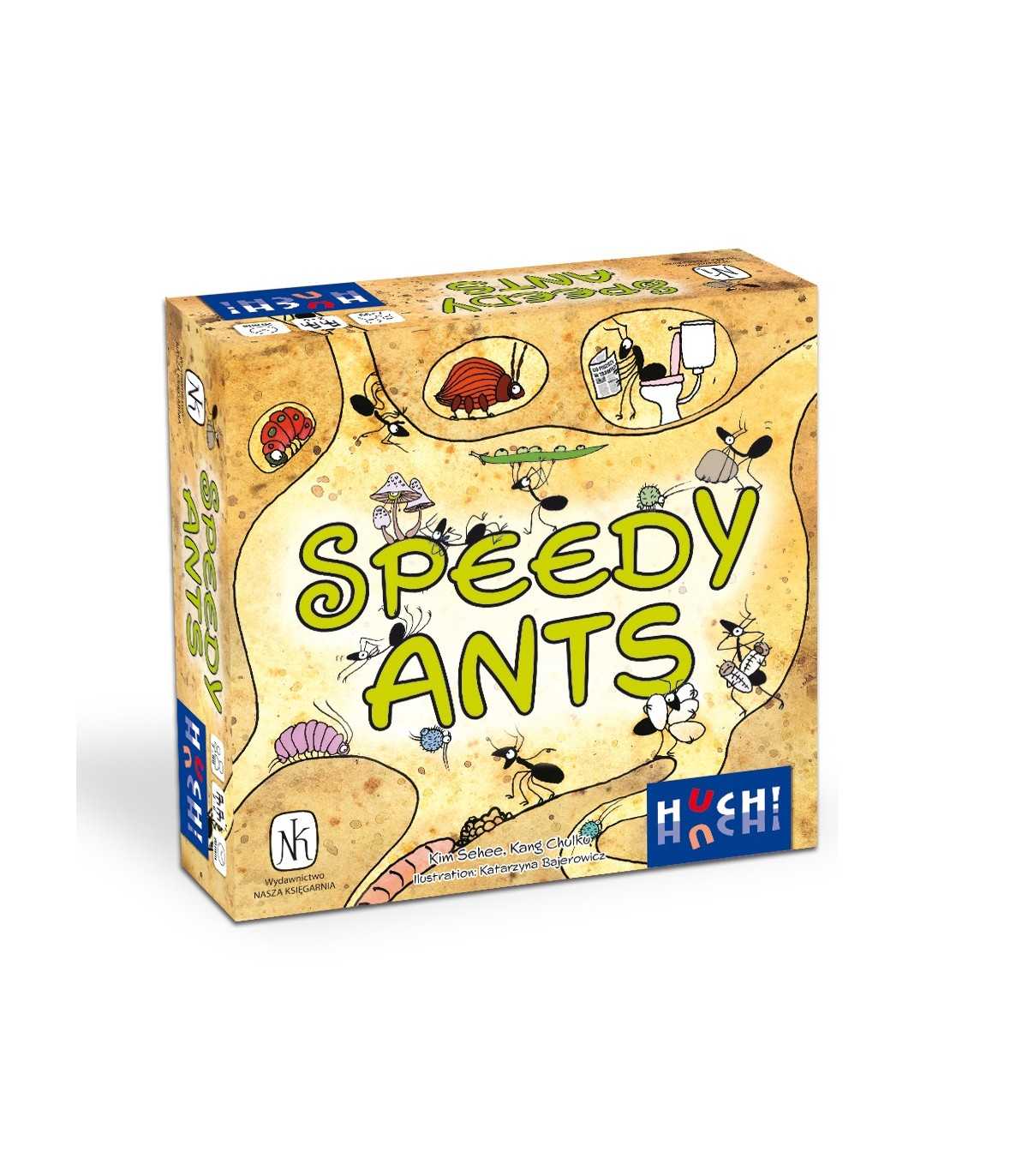 Speedy Ants - Gioco di Carte Divertente e Strategico per Famiglie, 2-6 Giocatori, 20 Minuti, Età 7+ - Little Rocket Games