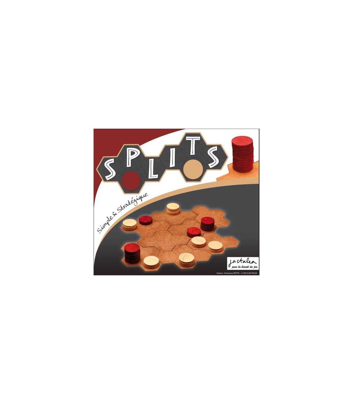 Splits - Gioco da Tavolo Strategico per 2 Giocatori di Francesco Rotta | Divertimento in 5 Minuti | Età 8+