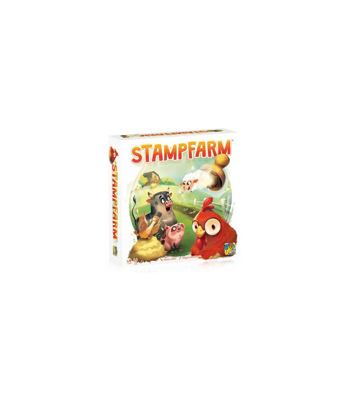 Stampfarm di Dv Giochi - Gioco da Tavolo per Famiglie, Divertente e Strategico per 2-5 Giocatori, Età 6+, 20 Minuti di Gioco