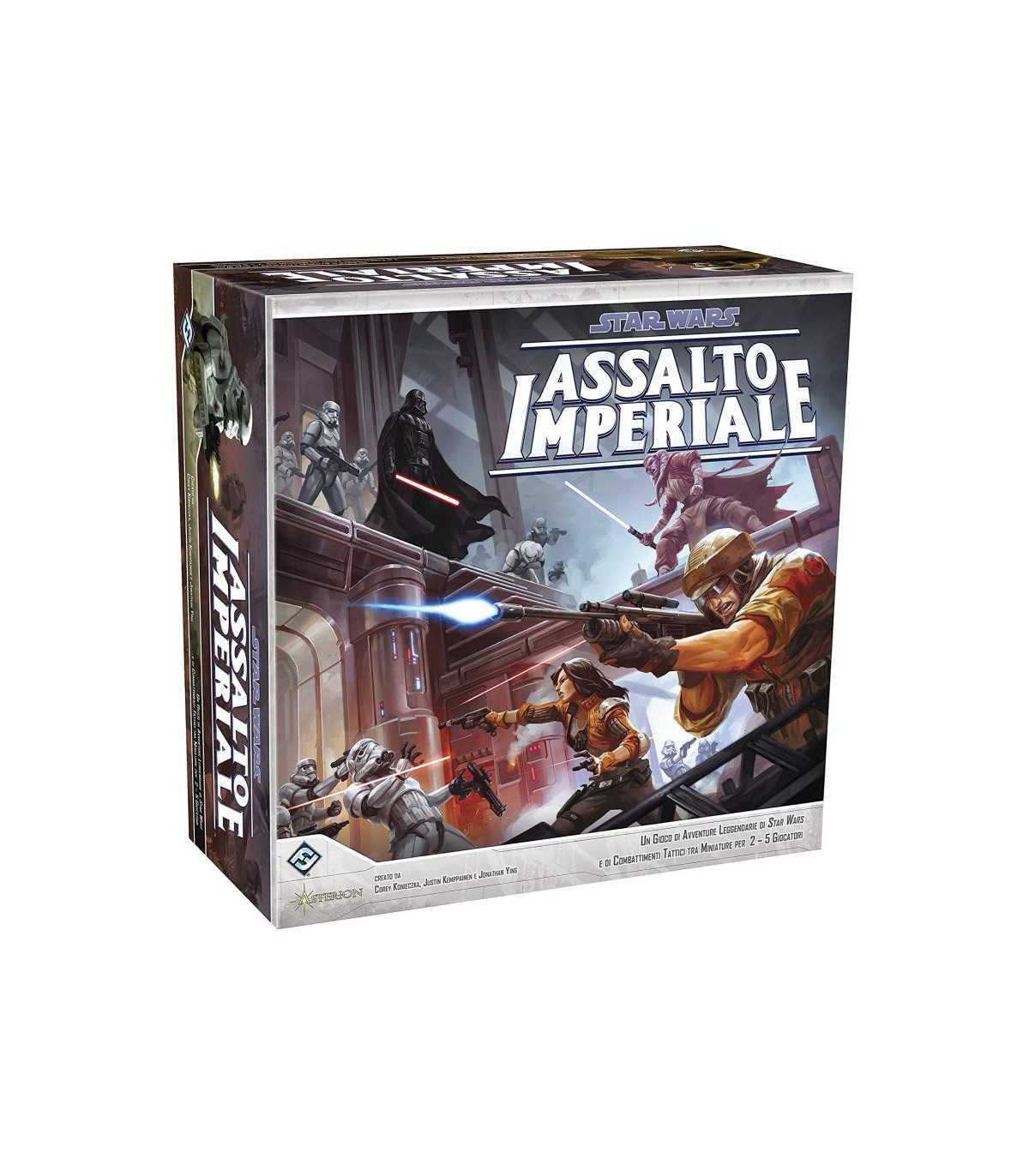 Star Wars Assalto Imperiale - Gioco da Tavolo Strategico per 2-5 Giocatori, Avventure Galattiche e Combattimenti Epici