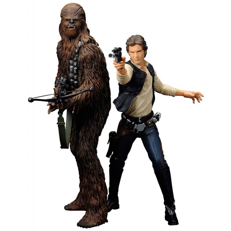 STAR WARS - HAN SOLO & CHEWBACCA ARTFX+ STATUE