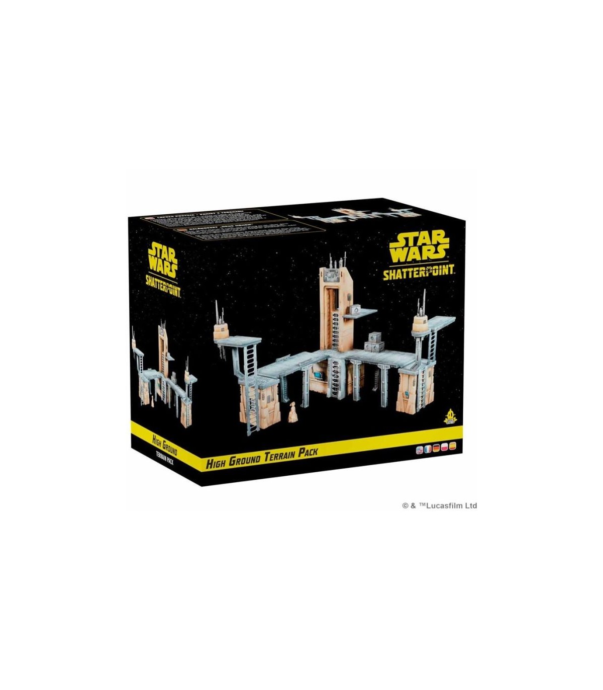 Star Wars: Shatterpoint - High Ground Terrain Pack - Set Terreno Strategico - Miniature da Montare - Gioco di Guerra EN