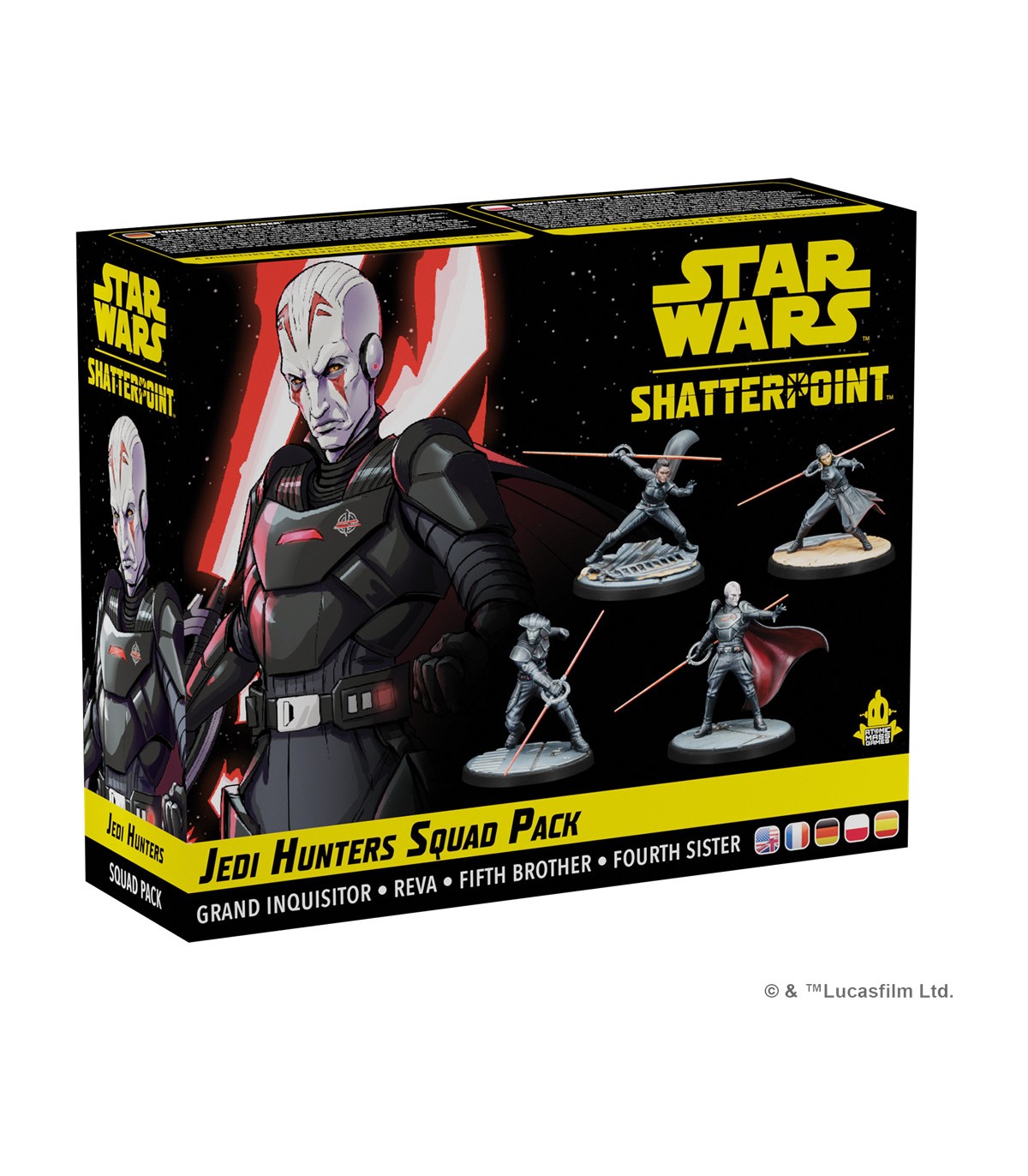 Star Wars - Shatterpoint - Jedi Hunters - Gioco Strategico per 2 Giocatori, Miniature da Montare, 120 Min, Inglese