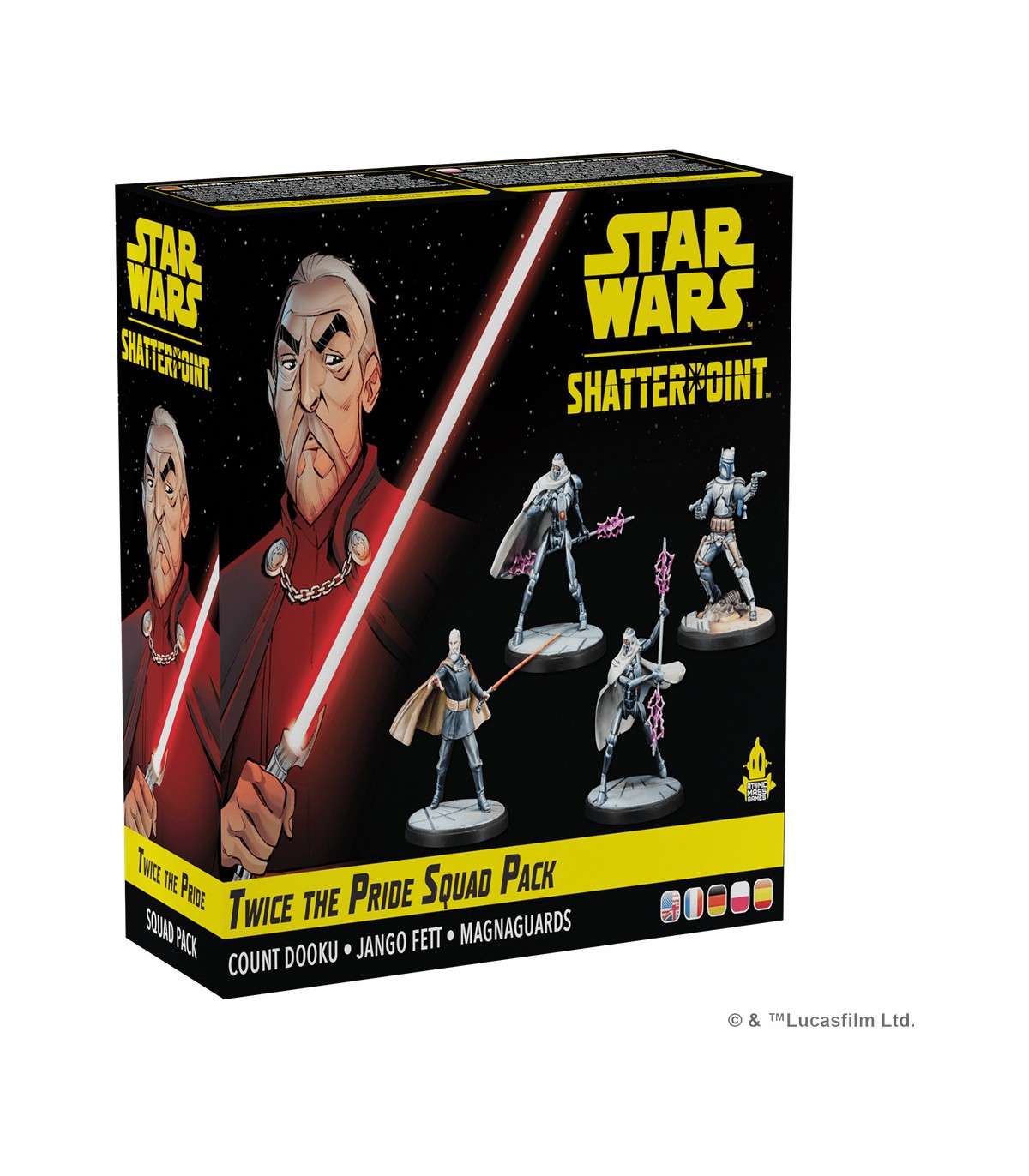 Star Wars Shatterpoint - Twice the Pride - Count Dooku - Miniature da Montare - Gioco Strategico - 2 Giocatori - EN