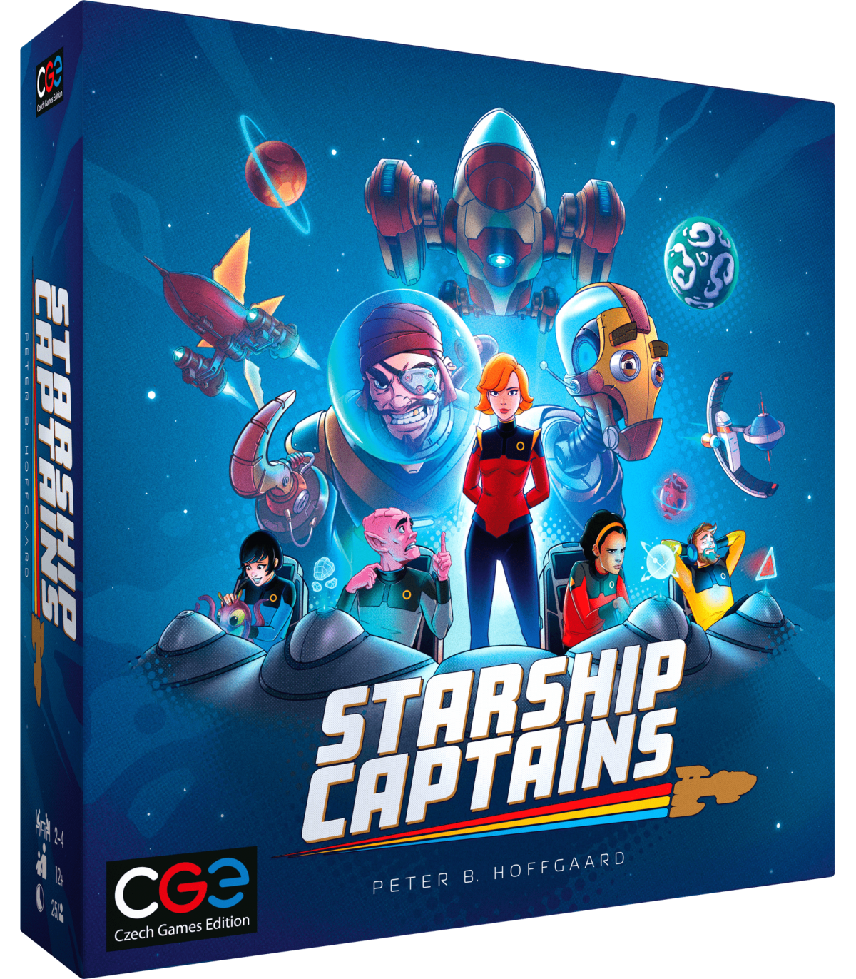 Starship Captains - Gioco da Tavolo di Strategia e Esplorazione Galattica per 2-4 Giocatori, 90 Minuti di Avventura!