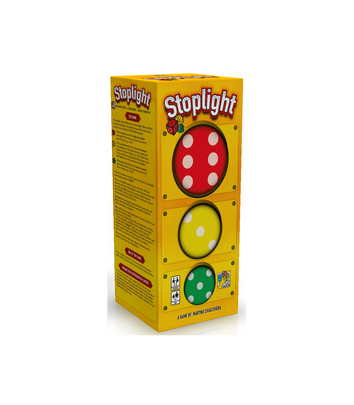 Stoplight - Gioco di Società Divertente e Veloce per Famiglie, 2-6 Giocatori, Dadi Colorati, 10 Minuti di Divertimento!