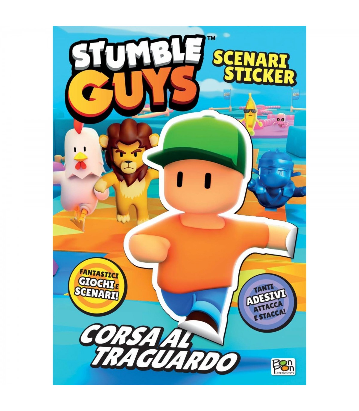 Stumble Guys - Scenari Sticker: Corsa al Traguardo