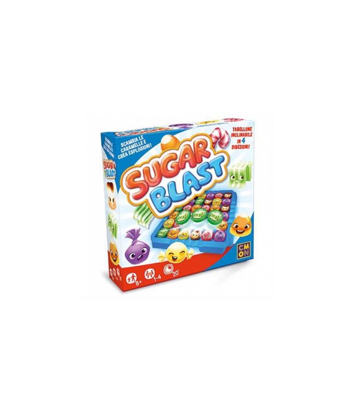 Asmodee Sugar Blast - Gioco da Tavolo per Famiglie, Party Game Colorato per 2-4 Giocatori, Divertimento in 30 Minuti!