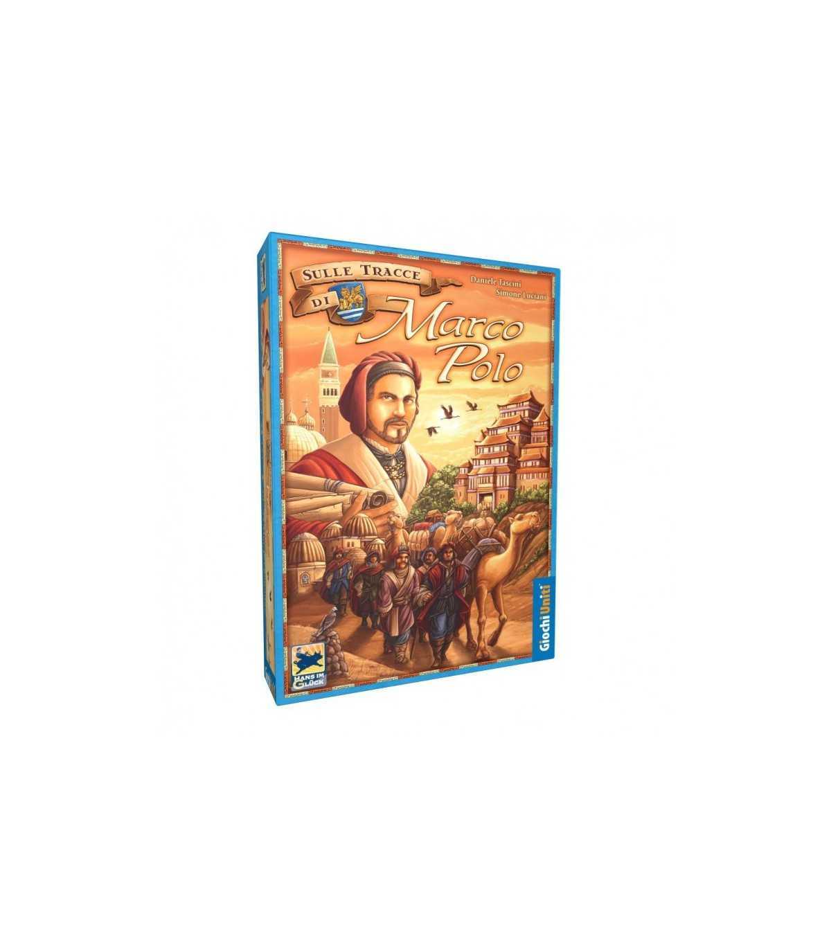 Sulle Tracce di Marco Polo - Gioco da Tavolo Strategico per 2-4 Giocatori, Avventure Medievali, Card Drafting, 90 Minuti