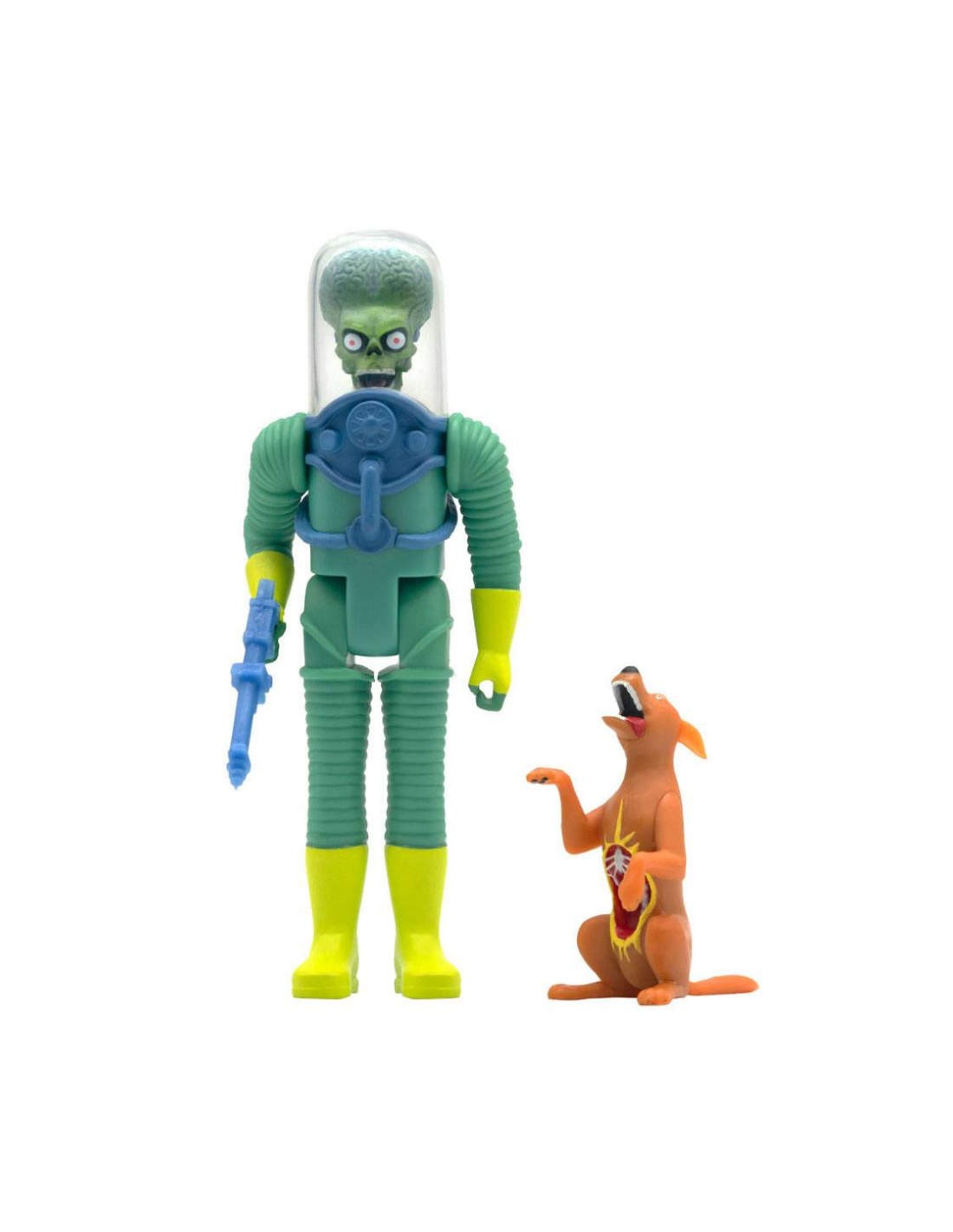 SUPER 7 REACTION MARS ATTACKS DESTROYING A DOG VINTAGE RETRO FIGURE NEW!