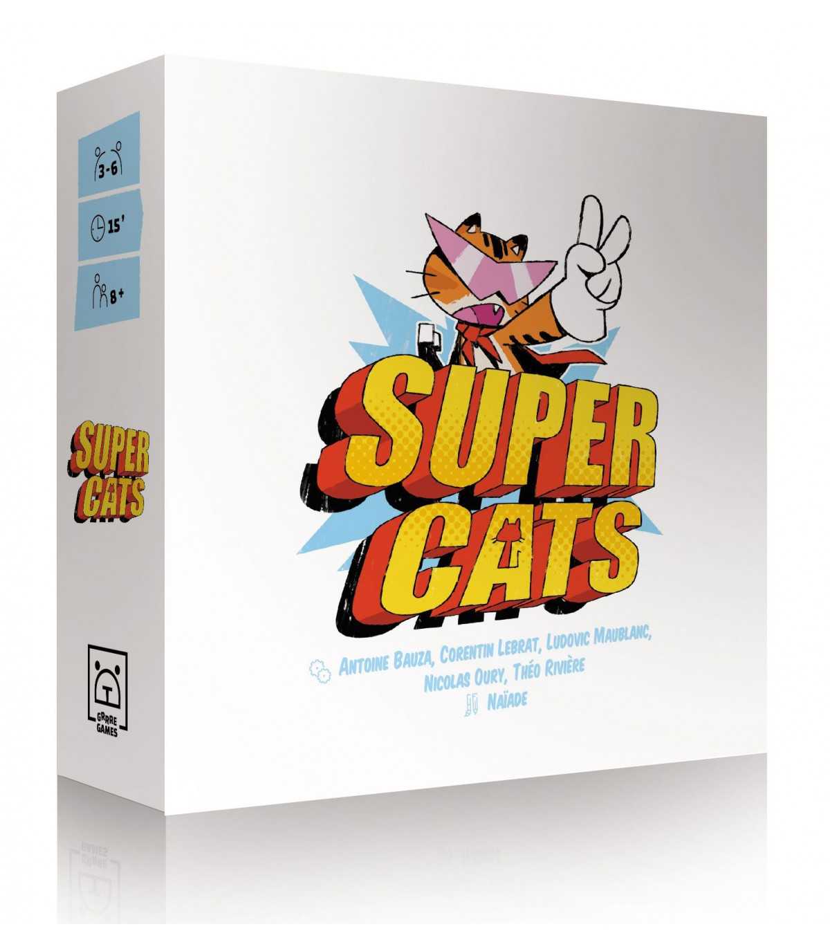 Super Cats - Gioco di Squadra per 3-6 Giocatori, Trasforma i Gatti in Eroi e Sfida il RoboDog in 15 Minuti!
