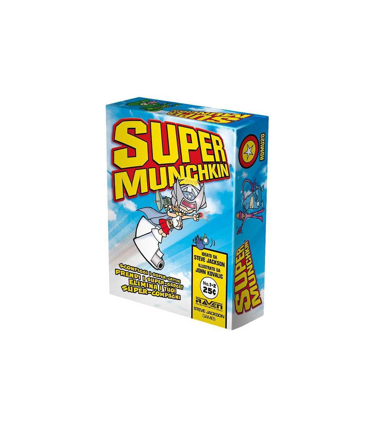Super Munchkin - Gioco di Carte Divertente di Steve Jackson per 4-8 Giocatori, Avventure Fantasiose e Umorismo Assicurato!