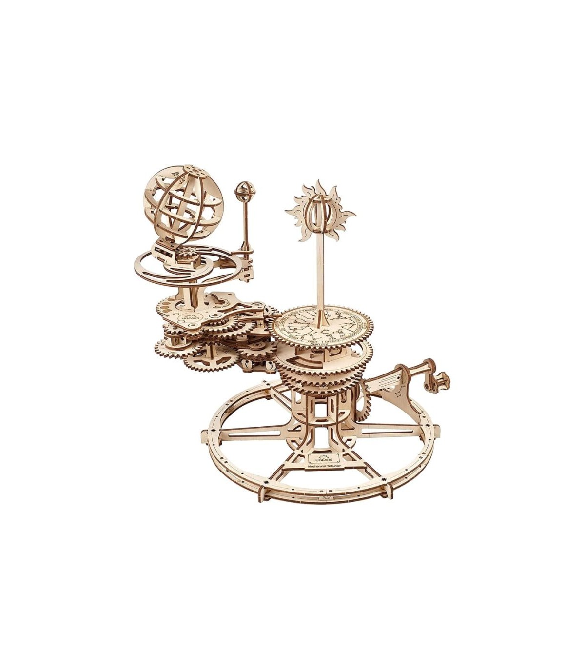 Tellurio Meccanico - Modello Classico in Legno UGEARS