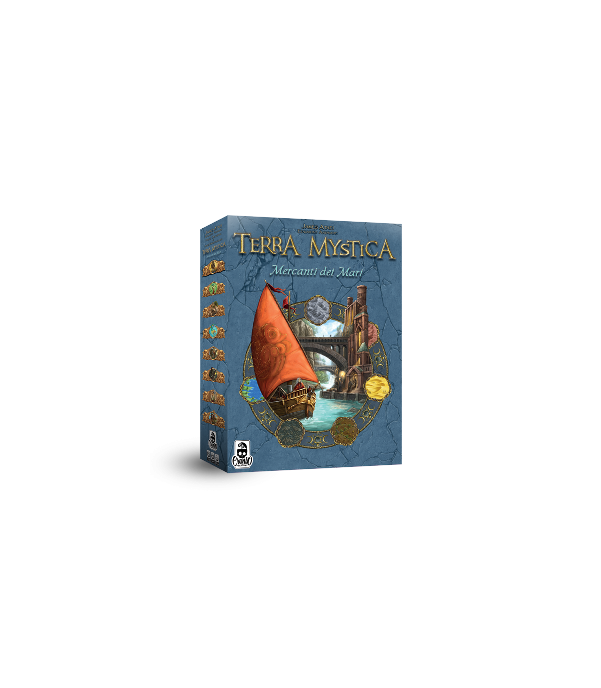Terra Mystica: Mercanti dei Mari - Espansione Strategica per 2-5 Giocatori di Cranio Creations, Nuove Mappe e Meccaniche di Comm