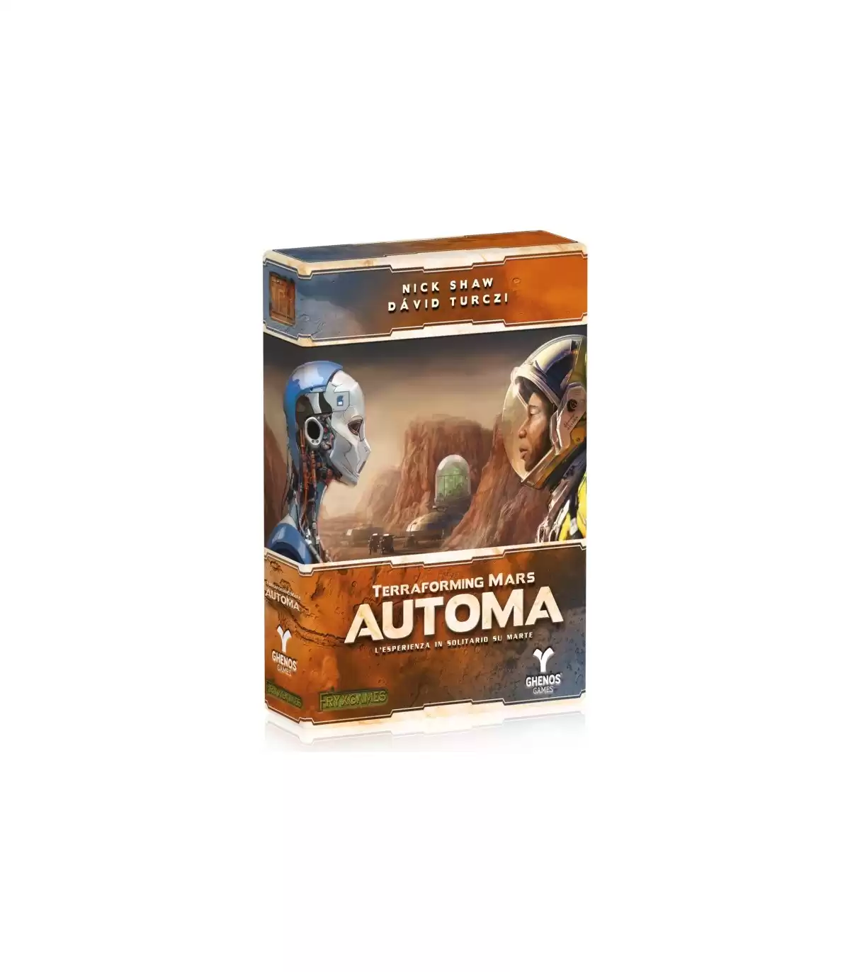 Terraforming Mars: Automa - Espansione Strategica per 1-5 Giocatori, Sfida il MarsBot, Gioco di Piazzamento Tessere e Card Draft