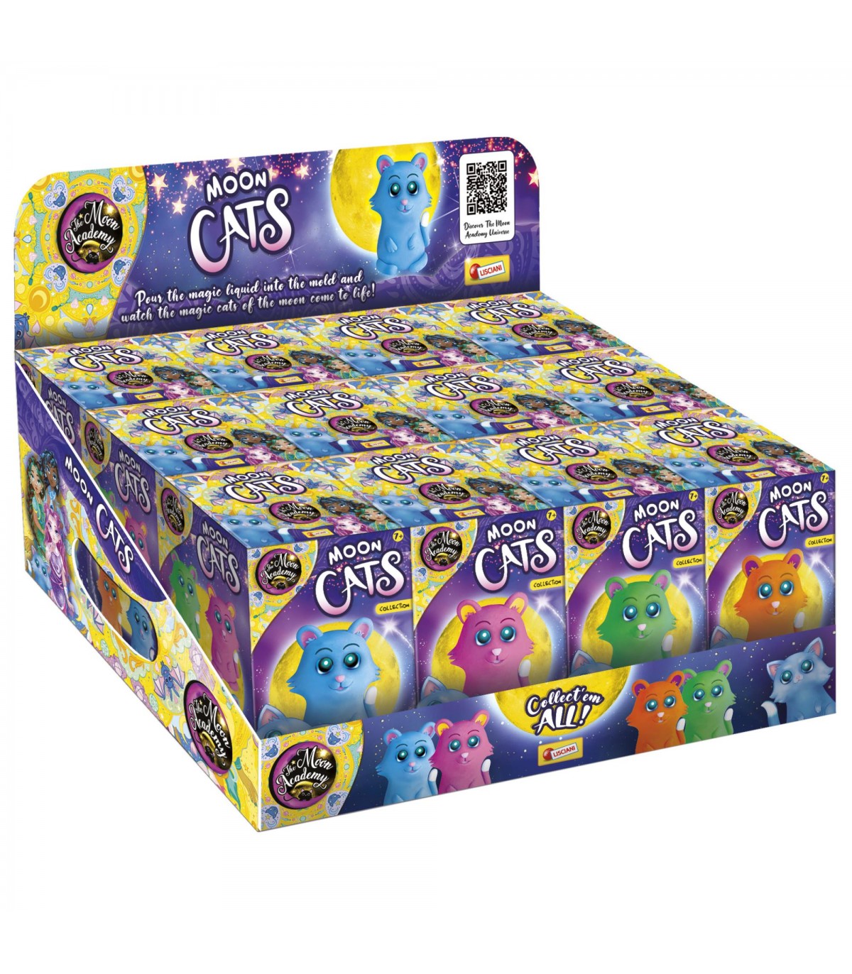 THE MOON ACADEMY MAGIC CATS COLLECTION DISPLAY 12