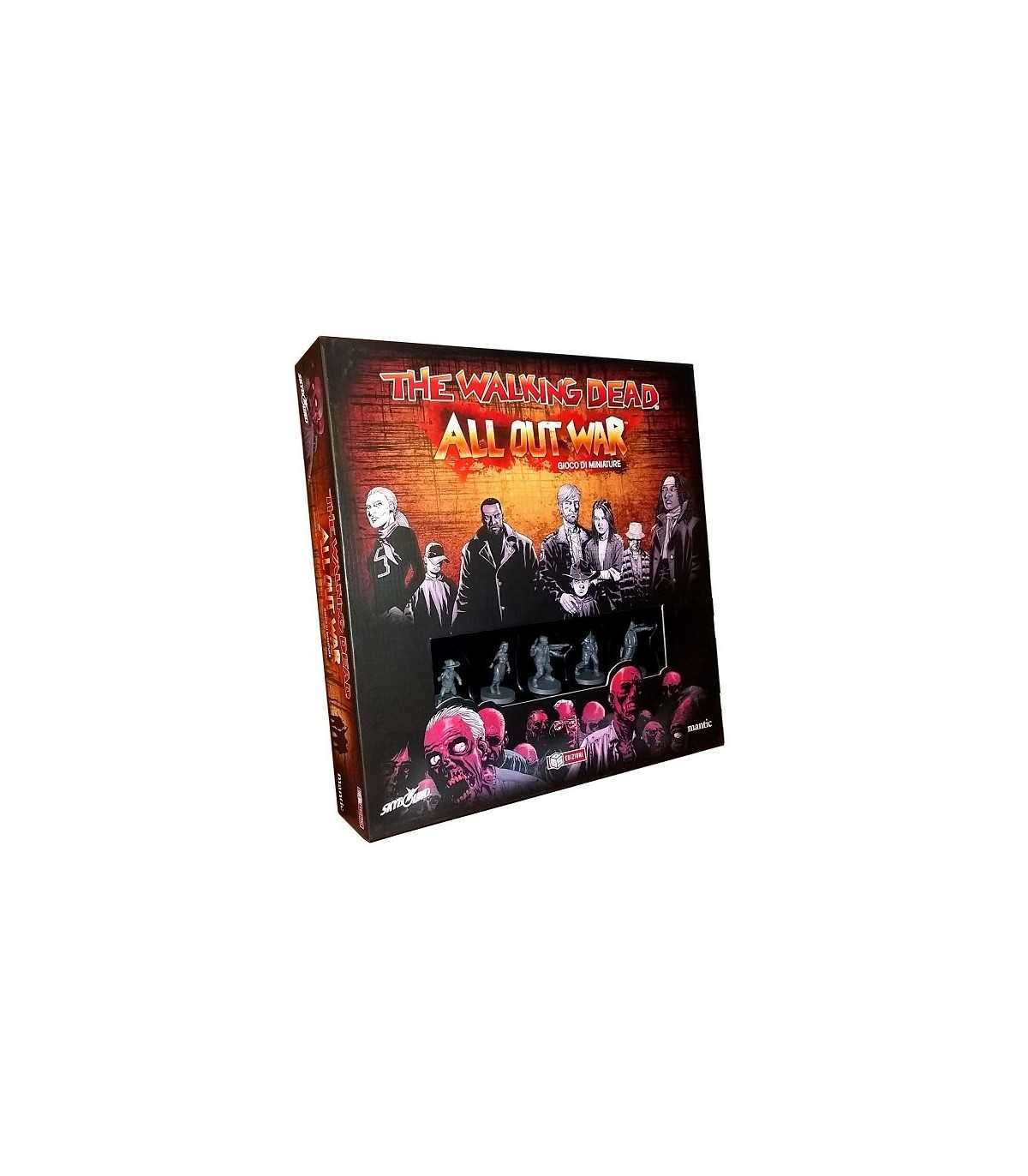 The Walking Dead All Out War - Gioco da Tavolo Horror con Miniature - Sopravvivenza e Strategia per 2 Giocatori, Italiano