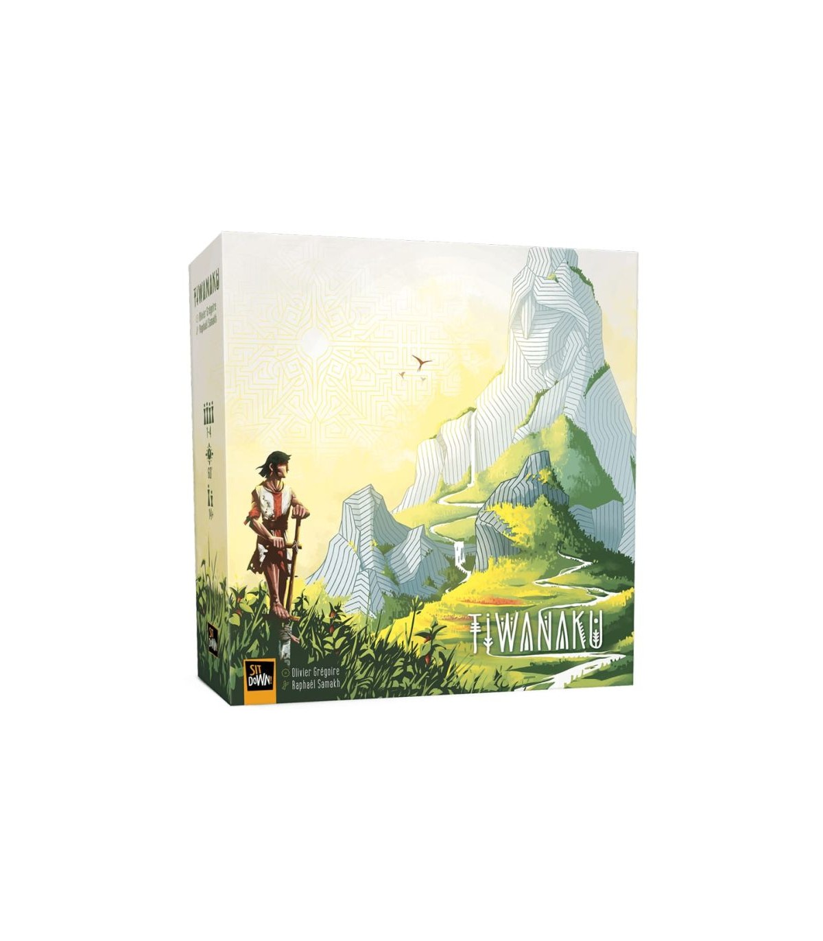 Tiwanaku - Gioco da Tavolo Strategico per Famiglie, 1-4 Giocatori, Avventura nelle Ande, 45 Minuti, Autore Olivier Grégoire, Te