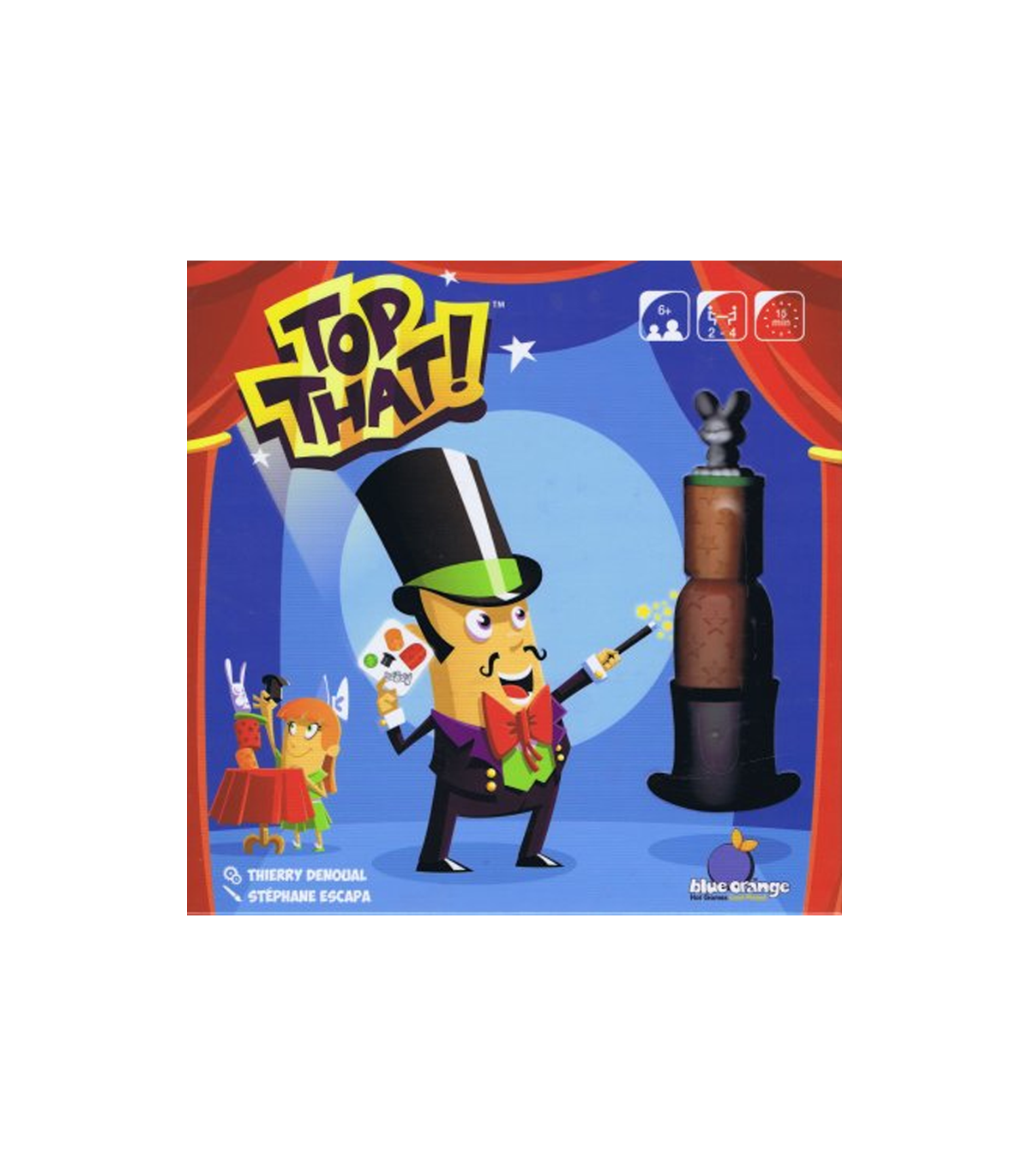 Top That! - Gioco di Destrezza e Strategia per Famiglie, 2-4 Giocatori, Età 6+, 15 Minuti di Divertimento! Ghenos Games