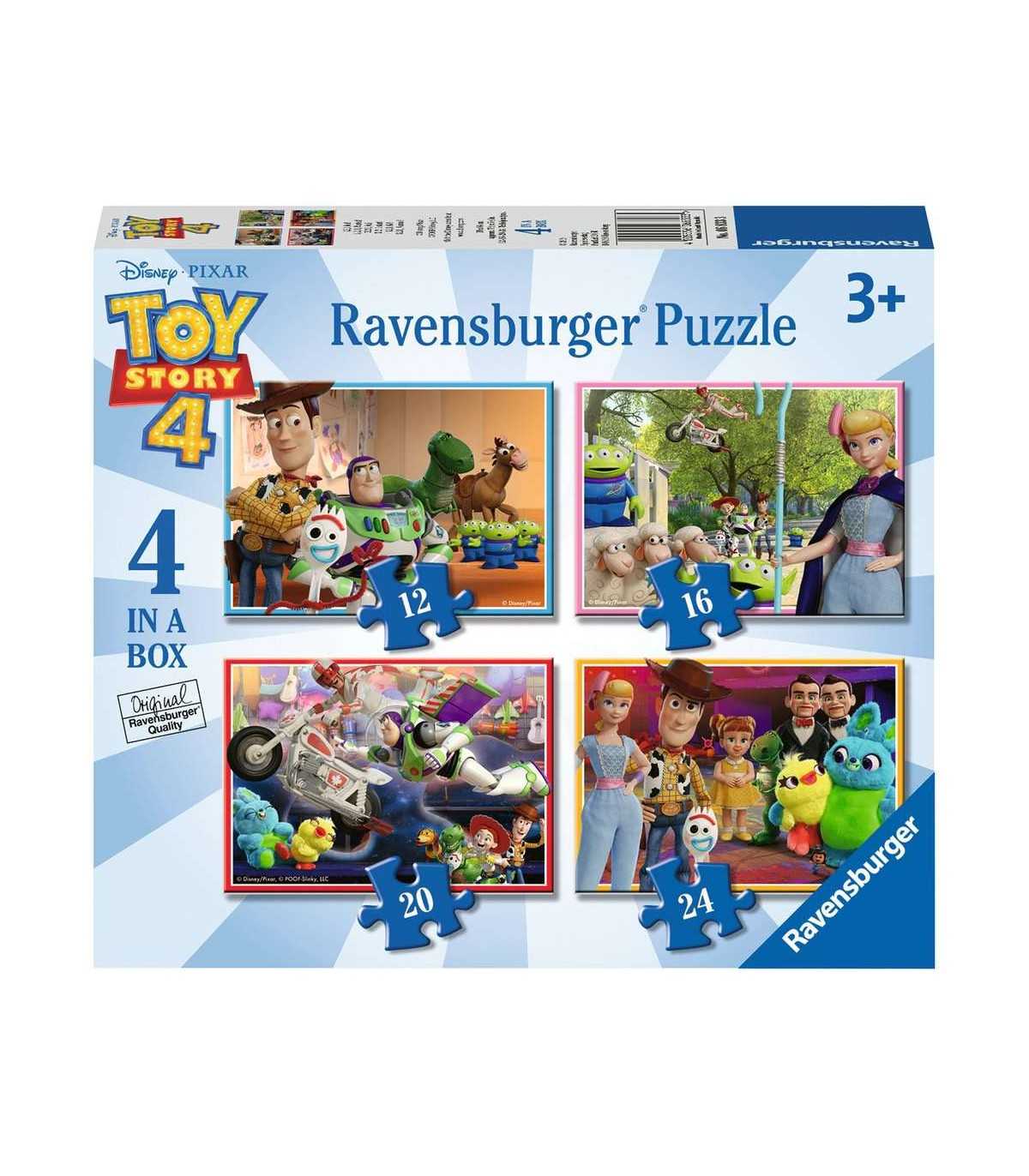 Toy Story - 4 in a box 72 pezzi