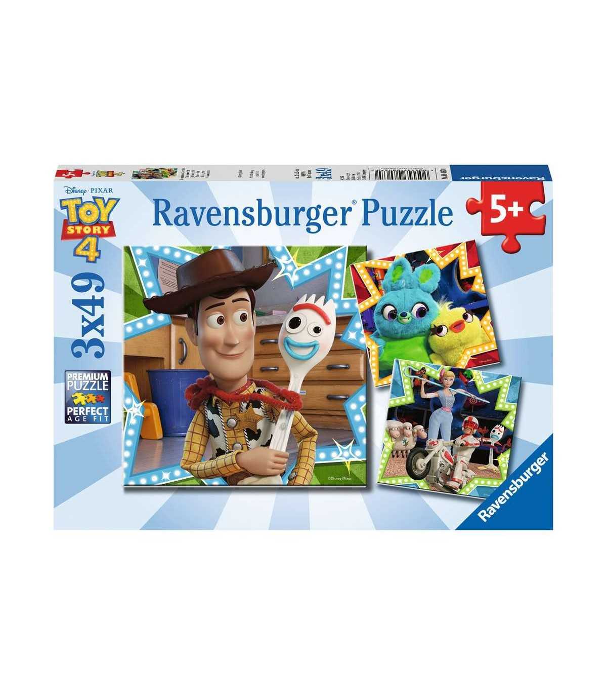 Toy Story 4 - puzzle 3x49 pezzi