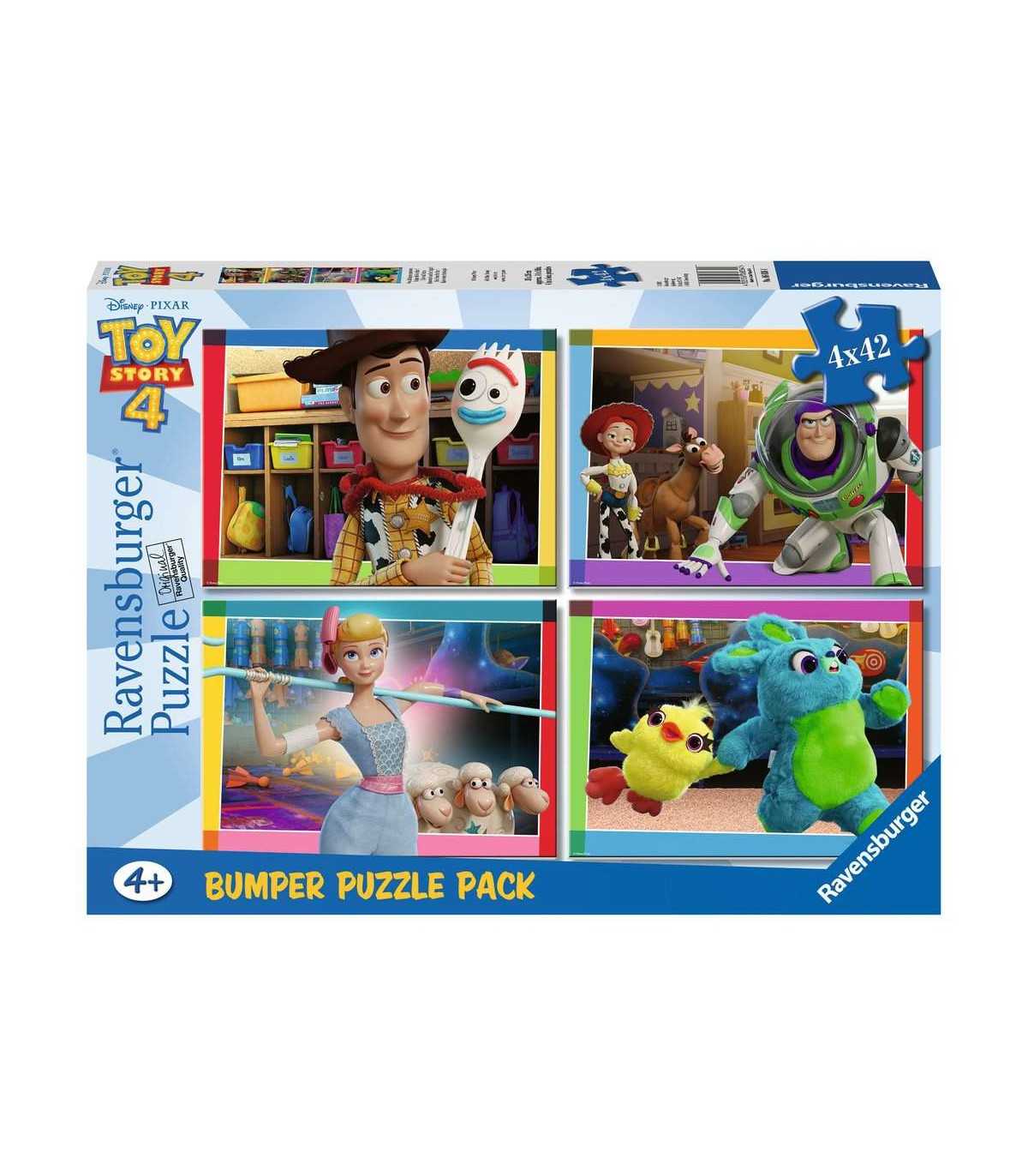 Toy Story 4 - puzzle 4x42 pezzi