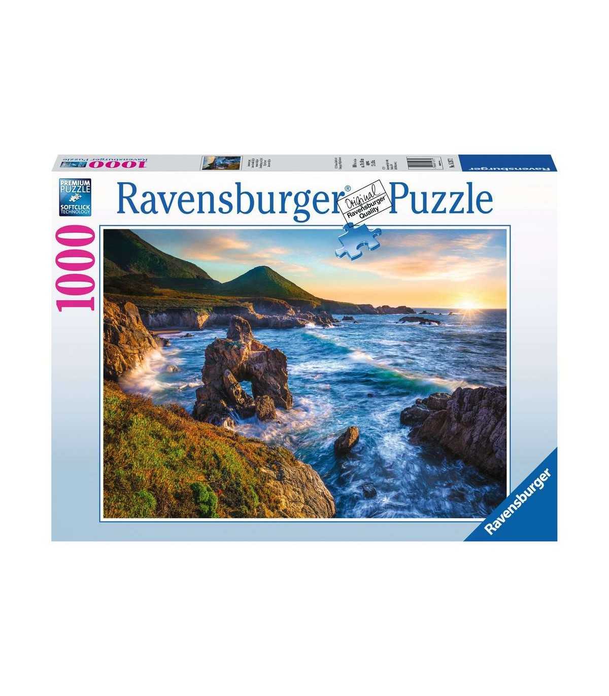 Tramonto in Big Sur - puzzle 1000 pezzi