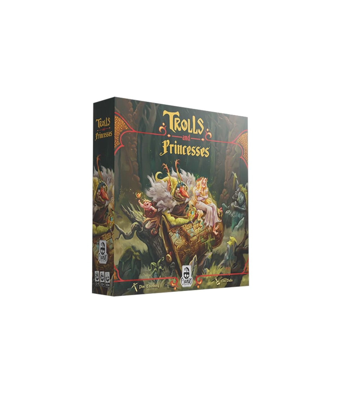 Trolls & Princesses - Gioco da Tavolo Strategico per Famiglie, Avventure Fantasy da 2 a 4 Giocatori, 120 Minuti di Divertimento!