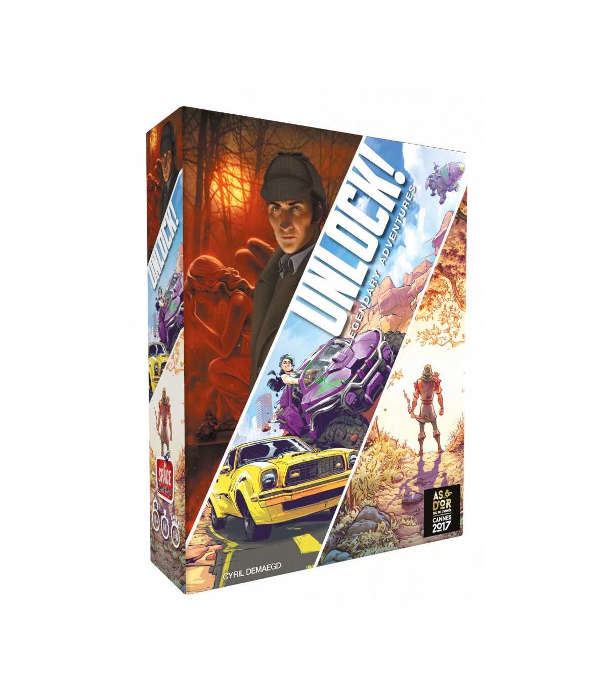 Unlock! Legendary Adventures - Gioco di Carte Cooperativo Ispirato alle Escape Room | 1-6 Giocatori, 60 Minuti di Divertimento!