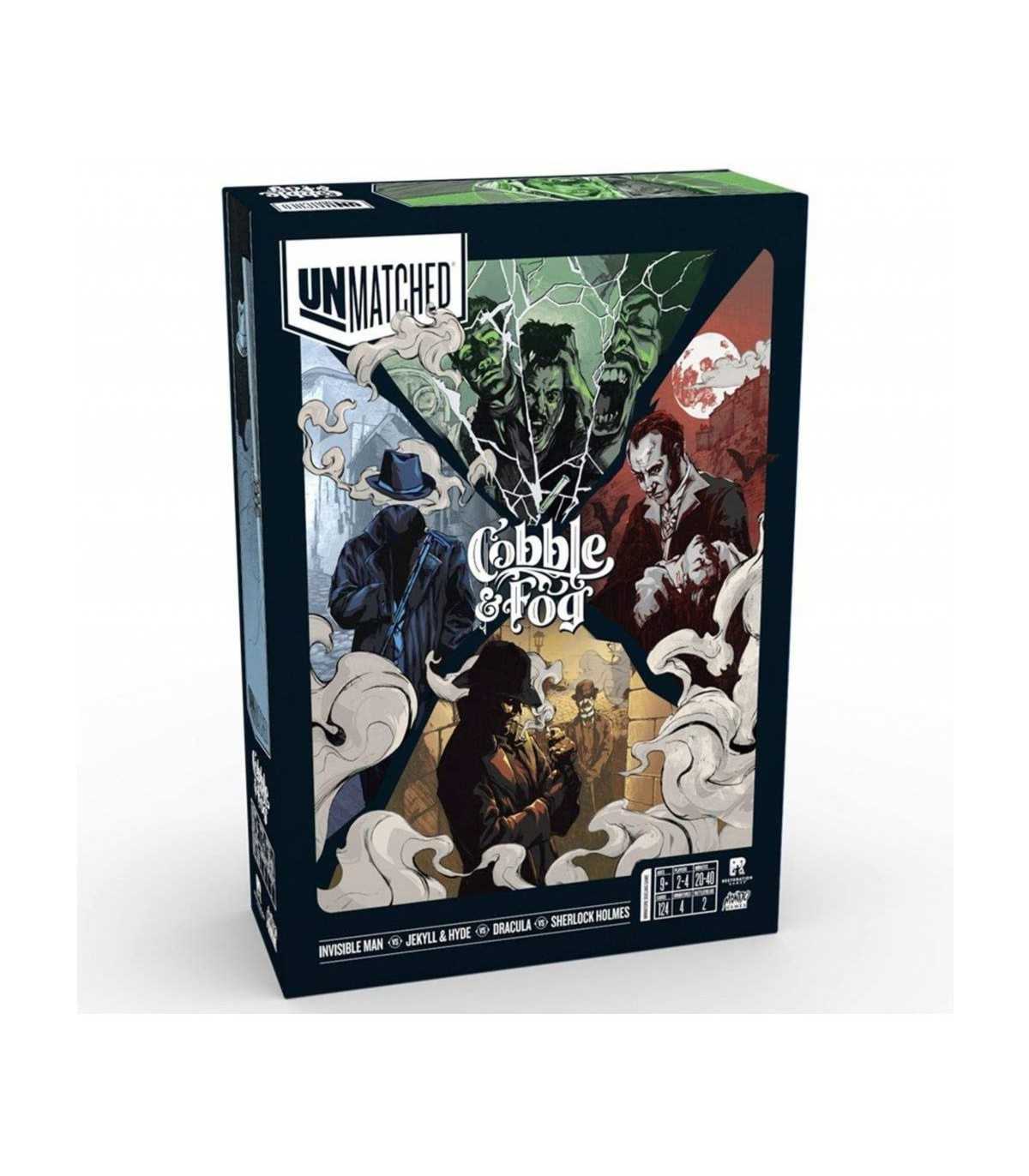 Unmatched: Cobble & Fog - Gioco di Combattimento Strategico per 2-4 Giocatori con Eroi Leggendari - Miniature e Azione!