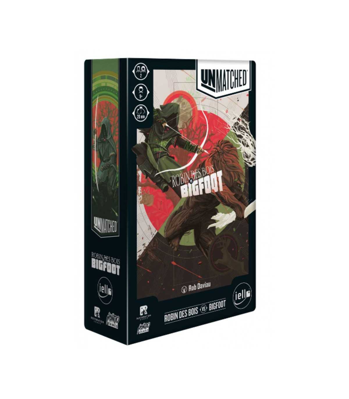 Unmatched: Robin Hood vs Bigfoot - Gioco di Carte Strategico con Miniature | 2 Giocatori, 20 min, GYF 8.2