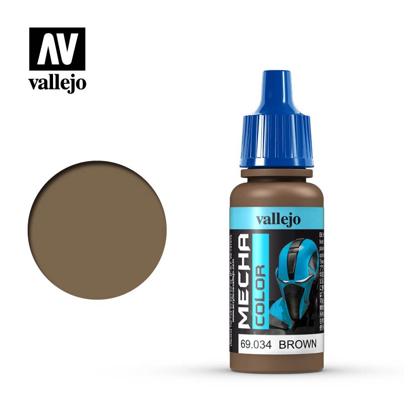 VALLEJO - MECHA COLOR BROWN (marrone) 69034 17 ml