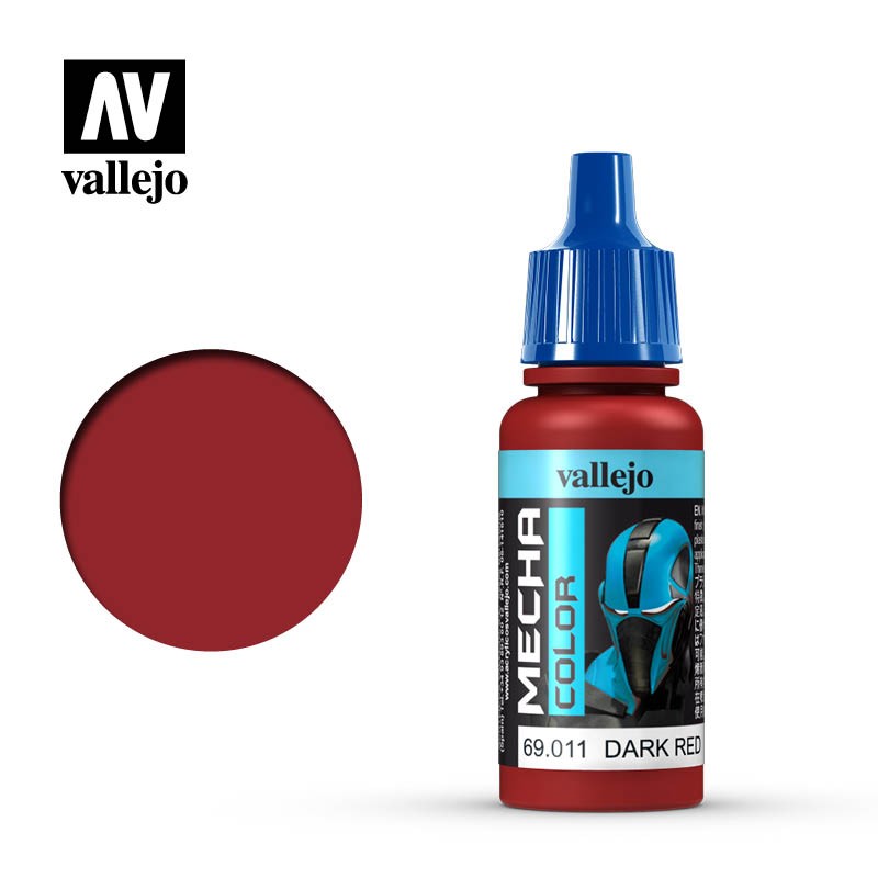 VALLEJO - MECHA COLOR DARK RED (rosso scuro) 69011 17 ml