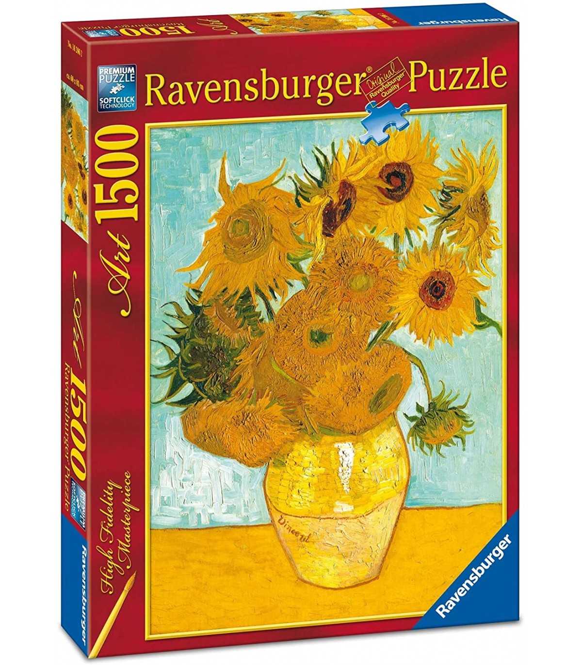 Vaso con Girasoli - puzzle 1500 pezzi