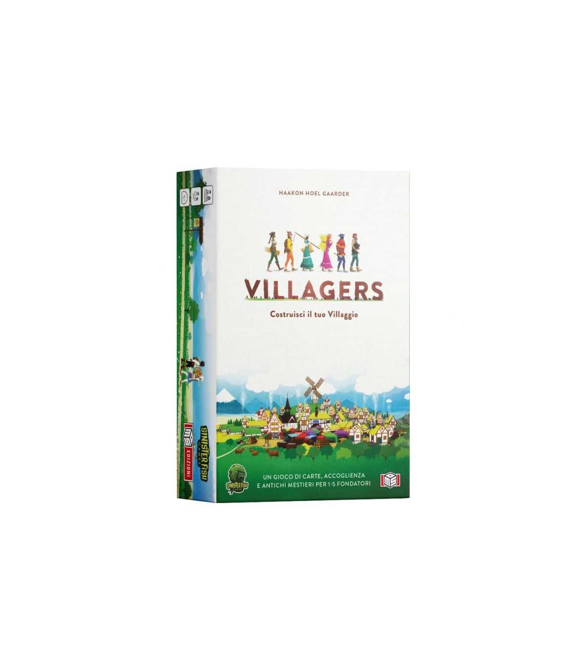 Villagers - Costruisci il tuo Villaggio: Avventura Medievale di Strategia per 1-5 Giocatori, Gioco di Carte Educativo e Diverten