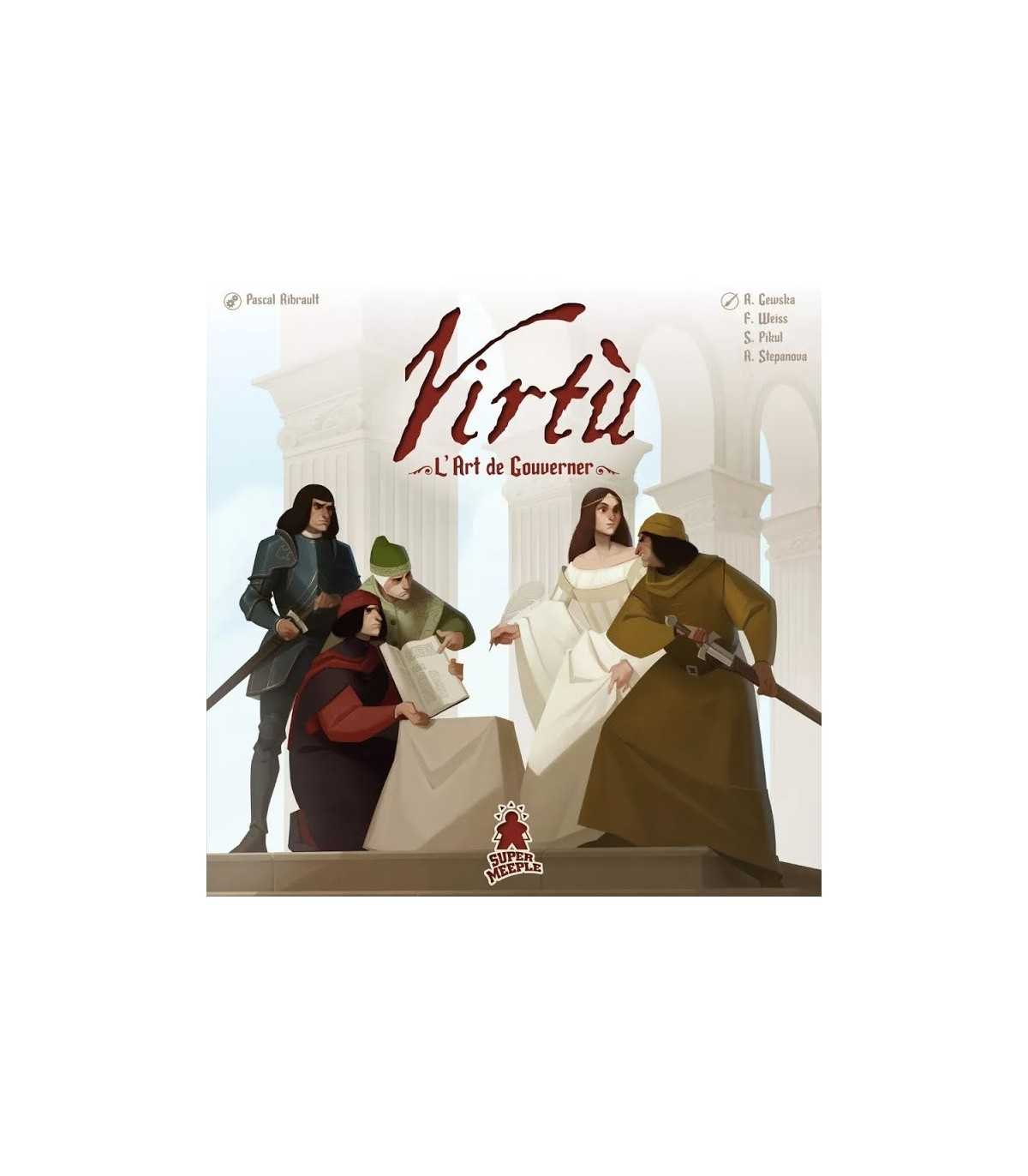 Virtù - Gioco da Tavolo di Strategia sul Rinascimento Italiano | 2-5 Giocatori | Durata 90 Minuti | Politica e Abilità Strateg