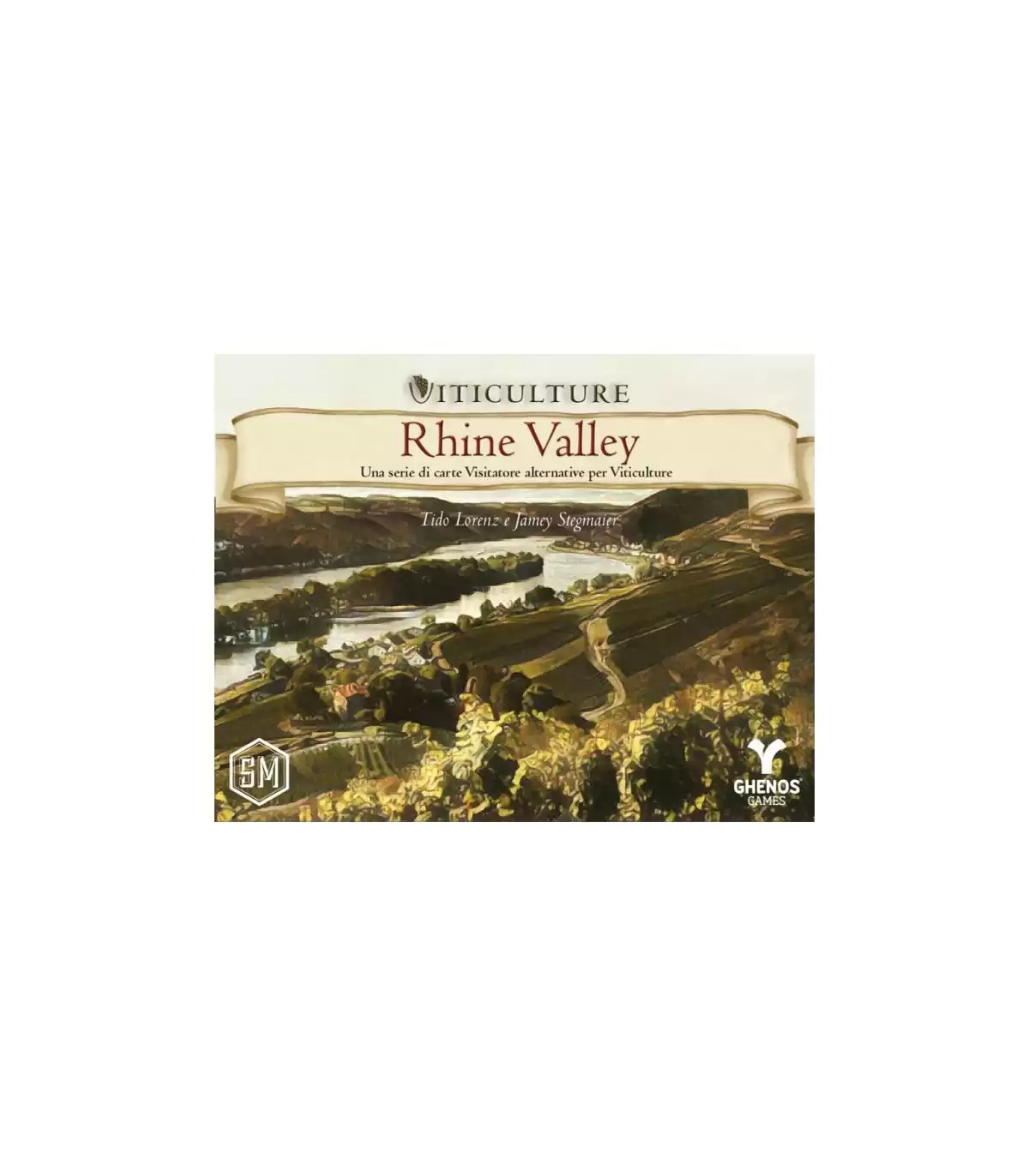 Viticulture: Rhine Valley - Espansione Strategica con 80 Nuove Carte Visitatore | Gioco da Tavolo Ghenos Games
