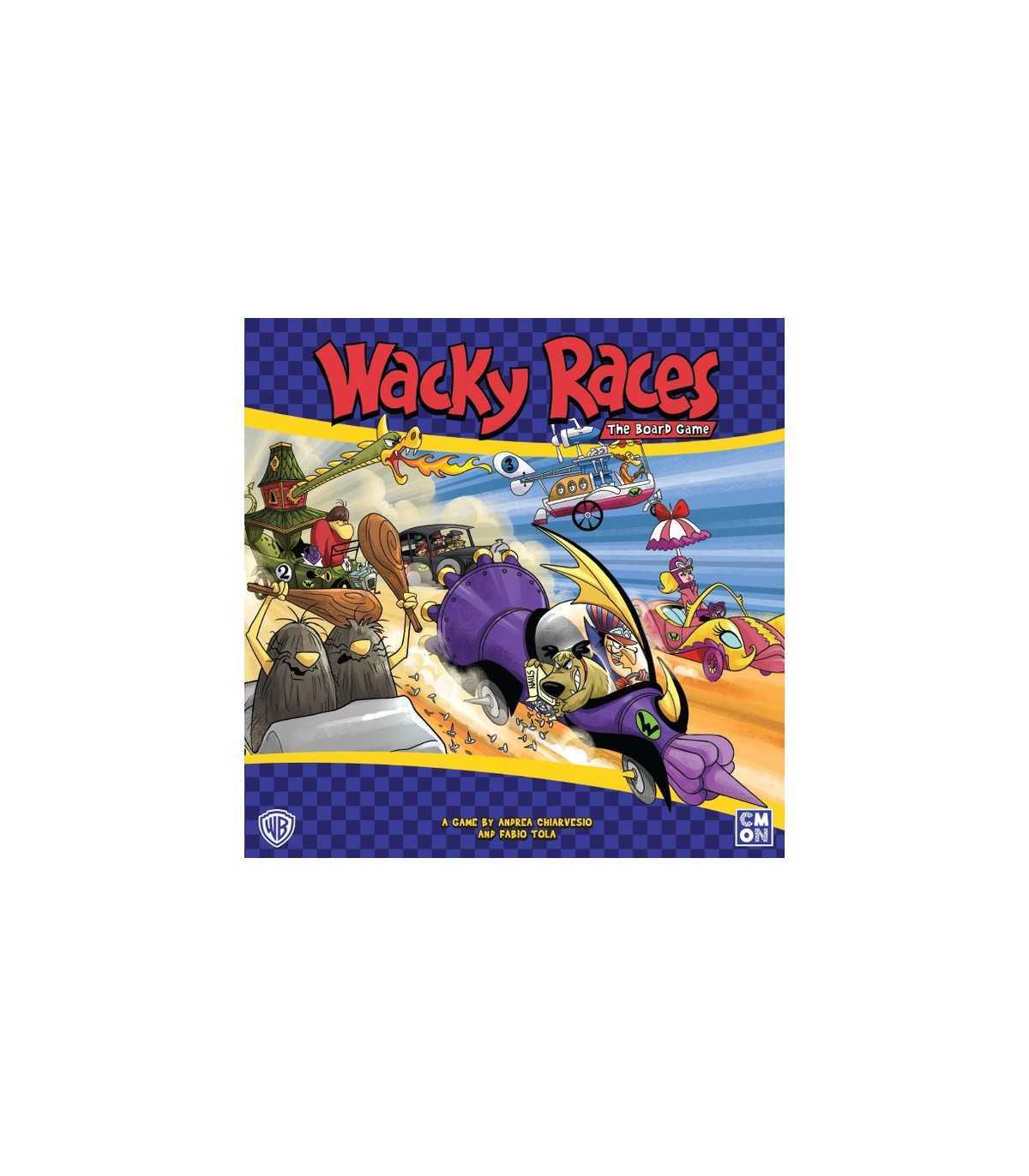 Wacky Races - Gioco di Corse Frizzante per Famiglie, 2-6 Giocatori, Divertimento Rapido di 15 Minuti!