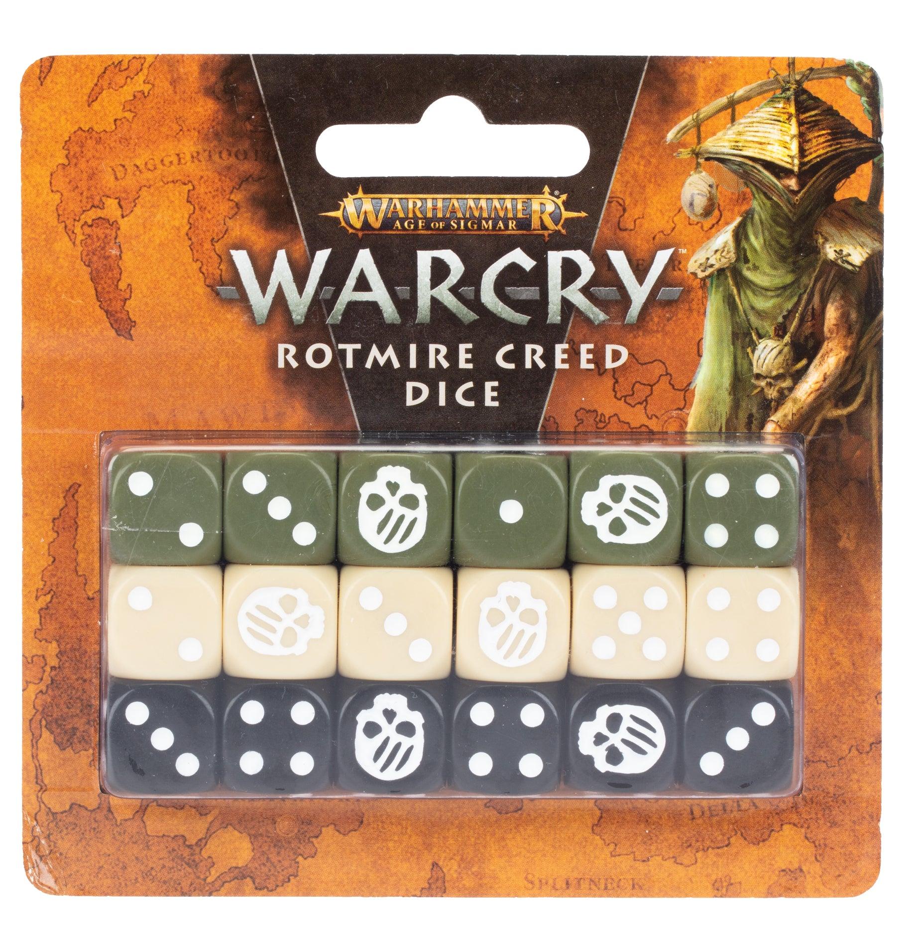 Warcry: Dadi di Rotmire Creed