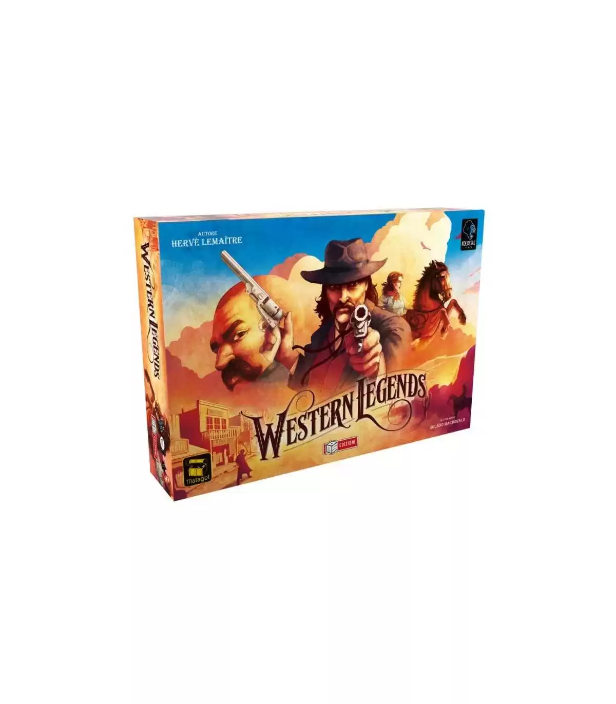 Western Legends - Gioco da Tavolo Avventura nel Far West per 2-6 Giocatori, Strategia, Bluff e Punti Leggenda, 90 Minuti
