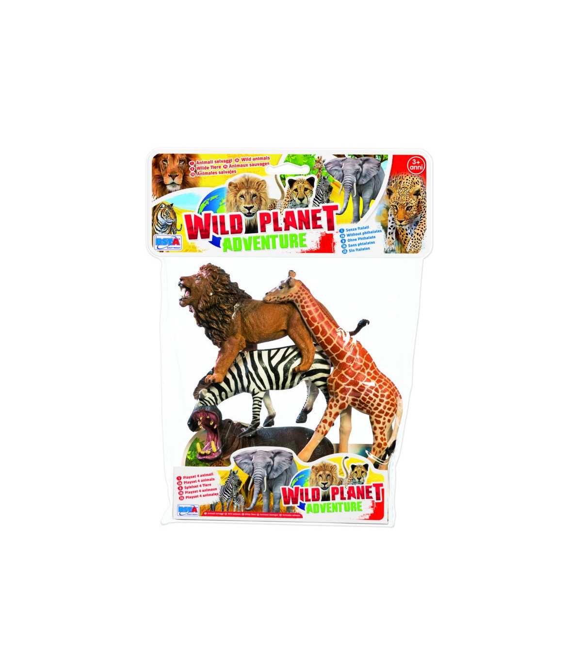 Wild Planet Adventure - Busta 4 Animali Selvaggi