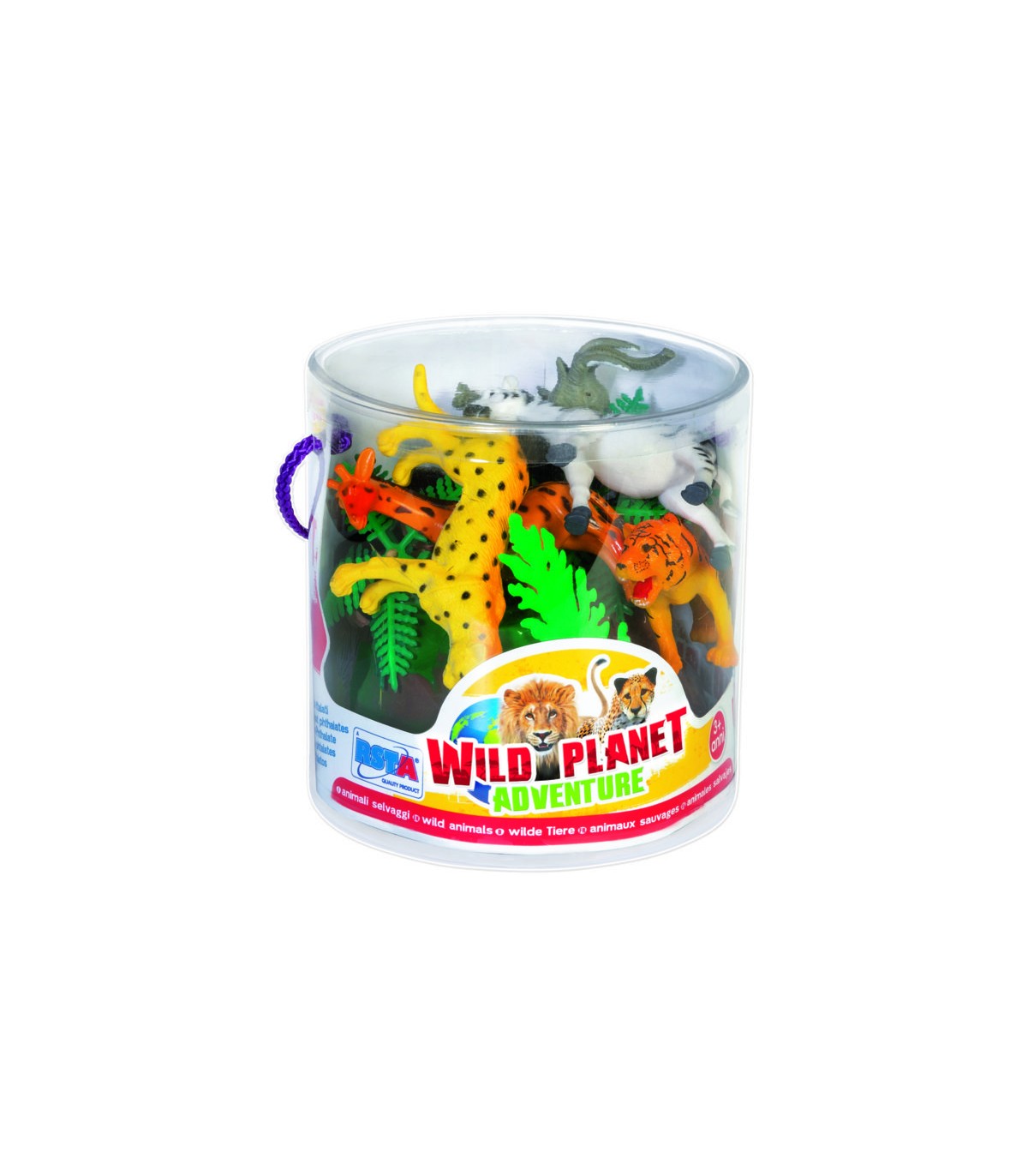 Wild planet adventure - cilindro 11 animali