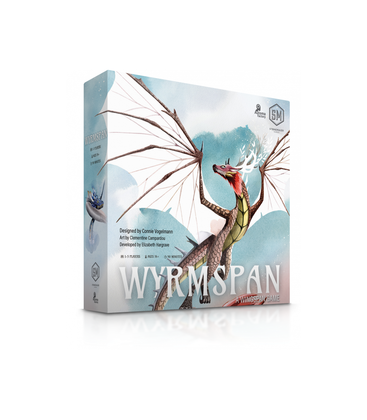 Wyrmspan: Gioco da Tavolo di Strategia per Draghi - Costruisci il Tuo Santuario in un Mondo Fantastico, 1-5 Giocatori, 90 Minuti