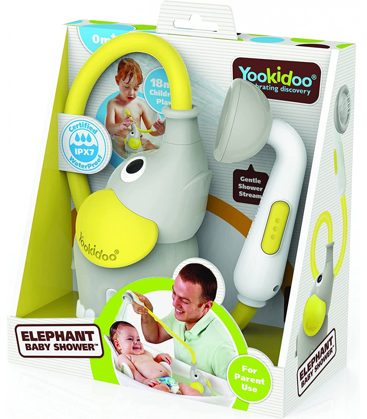 Yookidoo Elephant Baby Shower Yellow