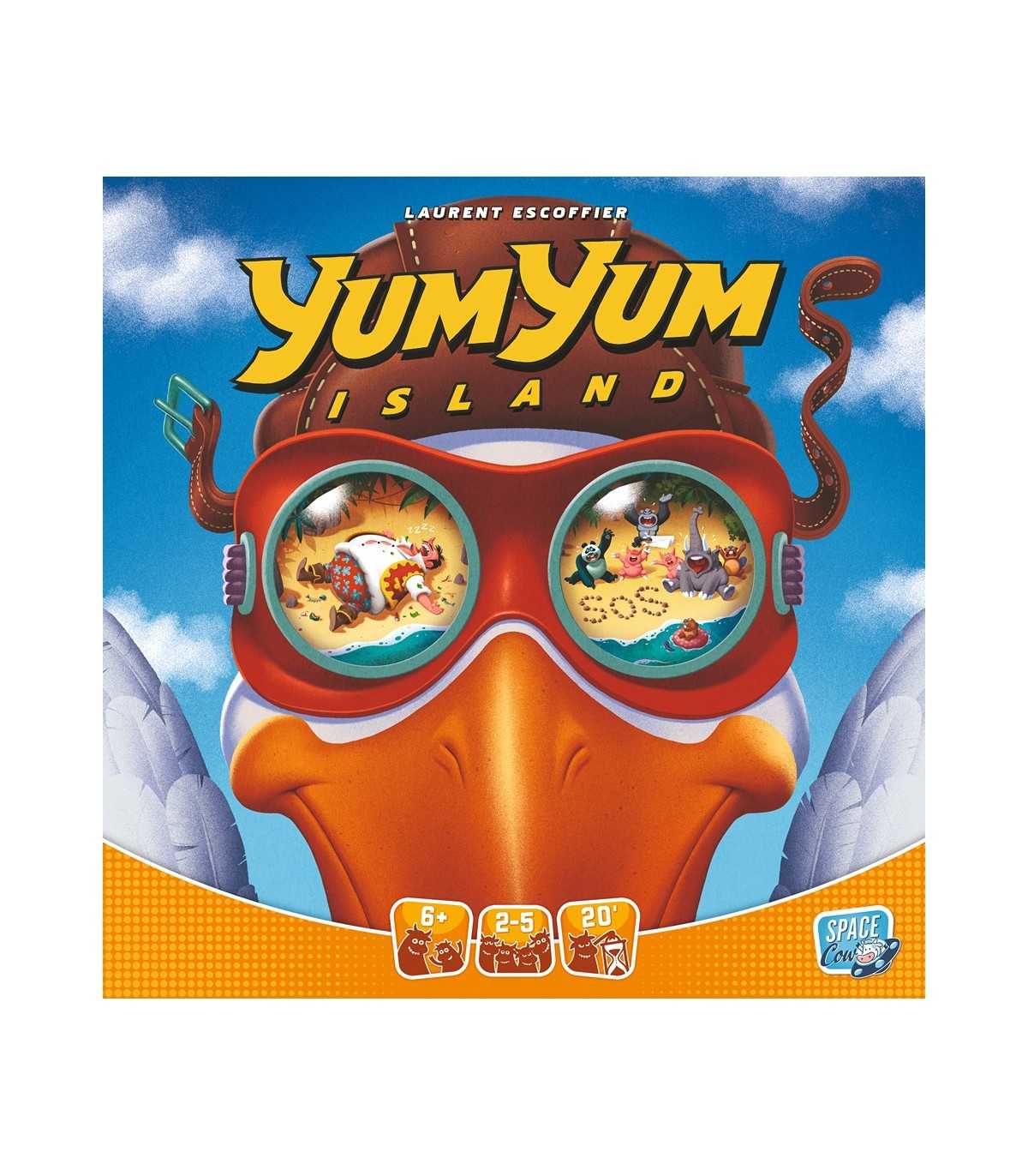 Yum Yum Island - Gioco Cooperativo per Famiglie da 6 Anni, Avventura per 2-5 Giocatori, Salva gli Animali!