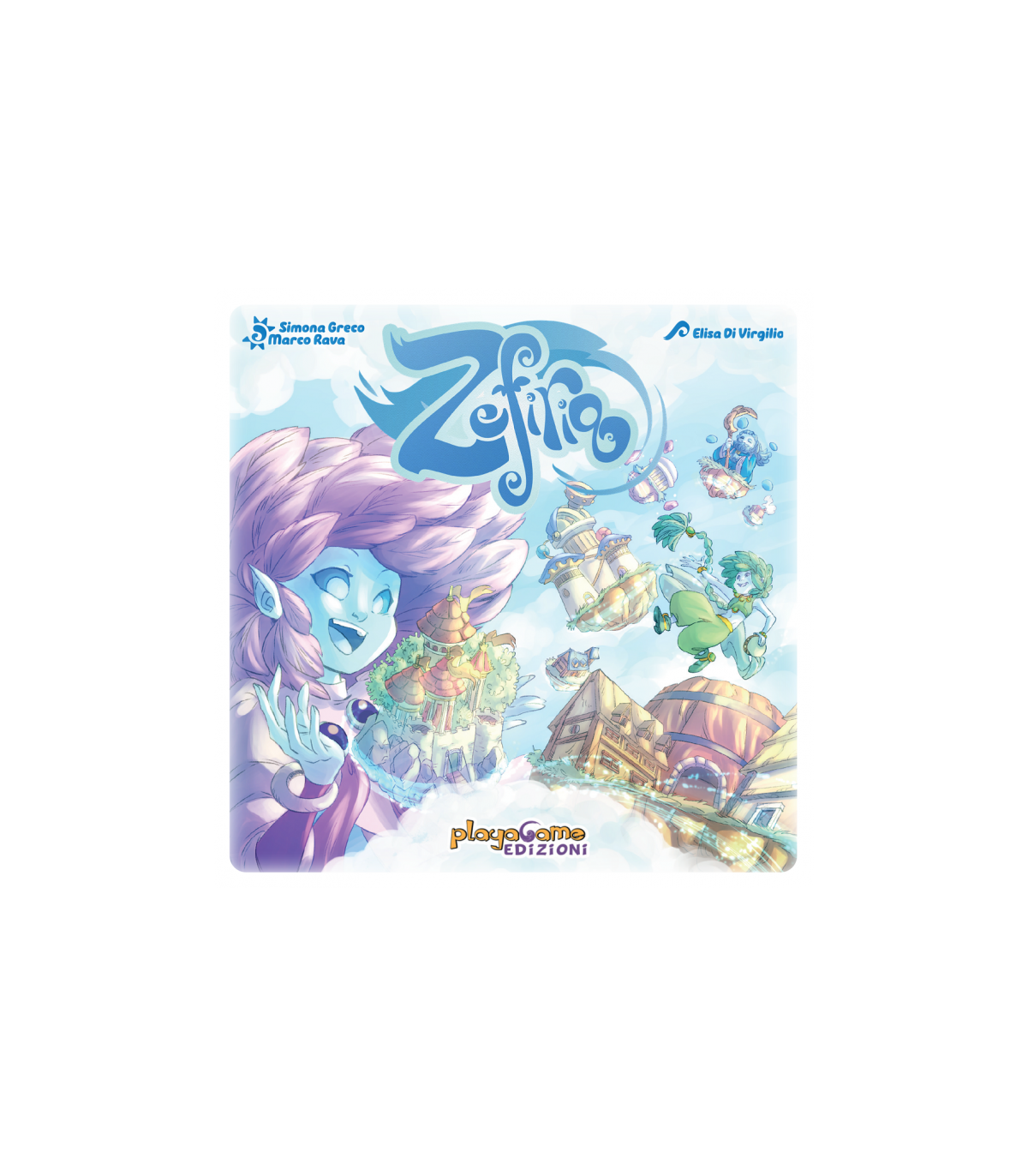 Zefiria - Gioco Cooperativo di Strategia per Famiglie | Avventure tra Spiriti del Vento | 1-4 Giocatori, 30 Minuti, Italiano