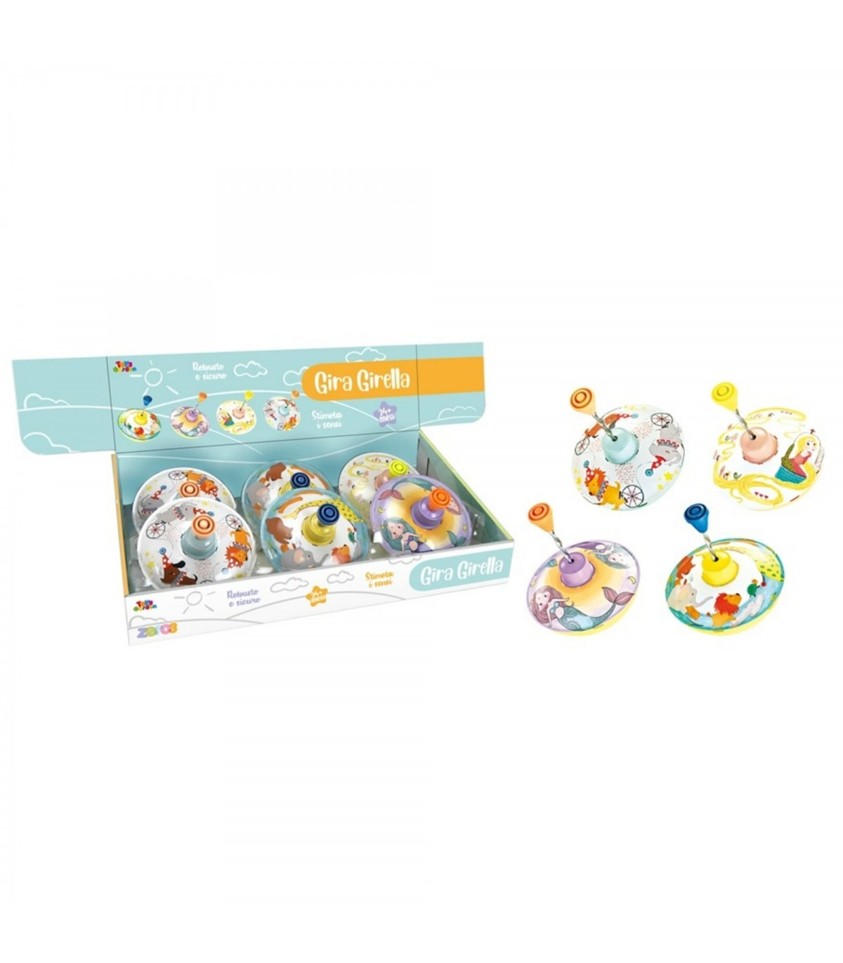 Zero3 - Gira Girella Trottola in Metallo