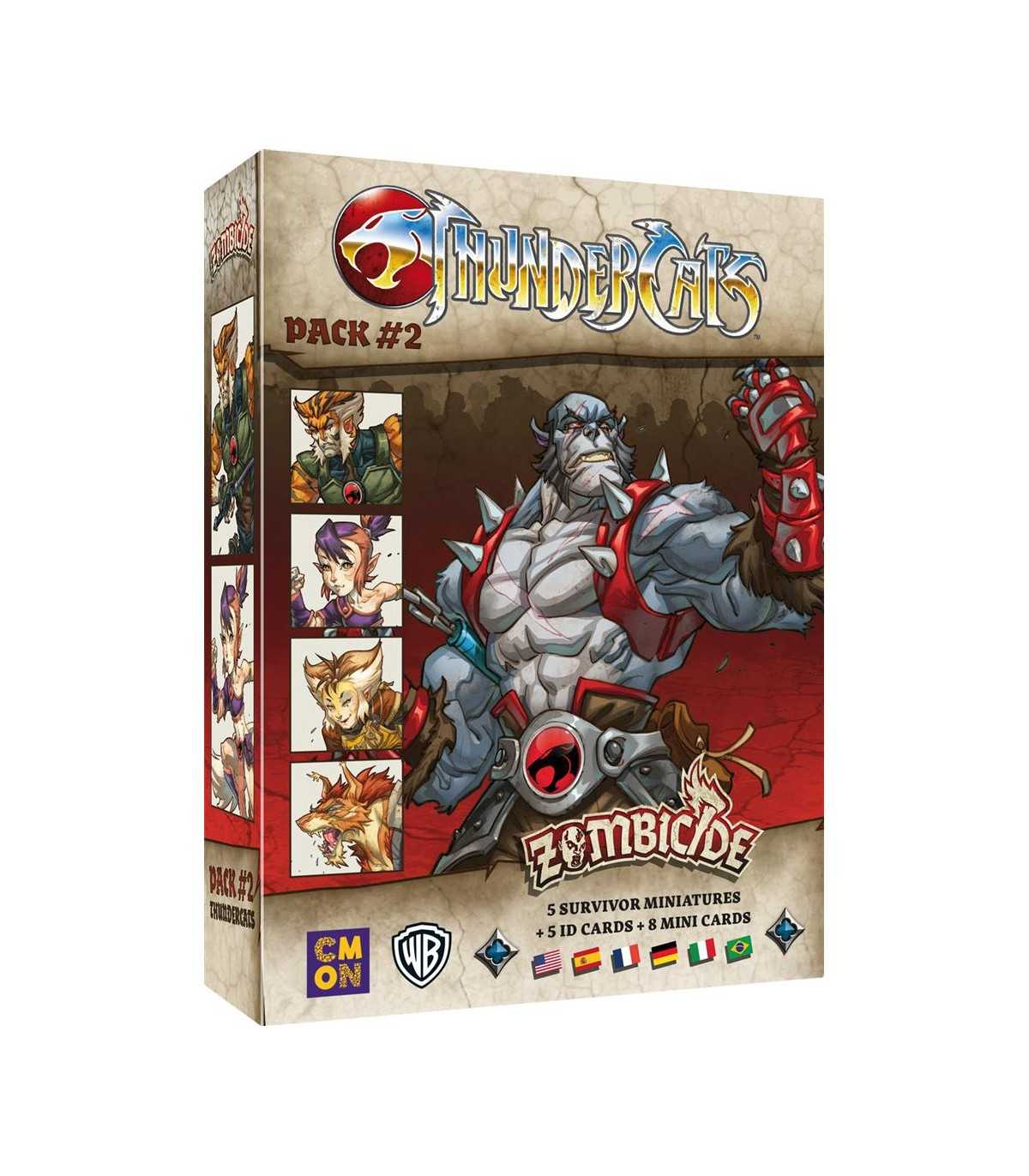 Zombicide Black Plague - Thundercats Pack 2 | Espansione Cooperativa per 1-6 Giocatori | Miniature e Avventura Fantasy